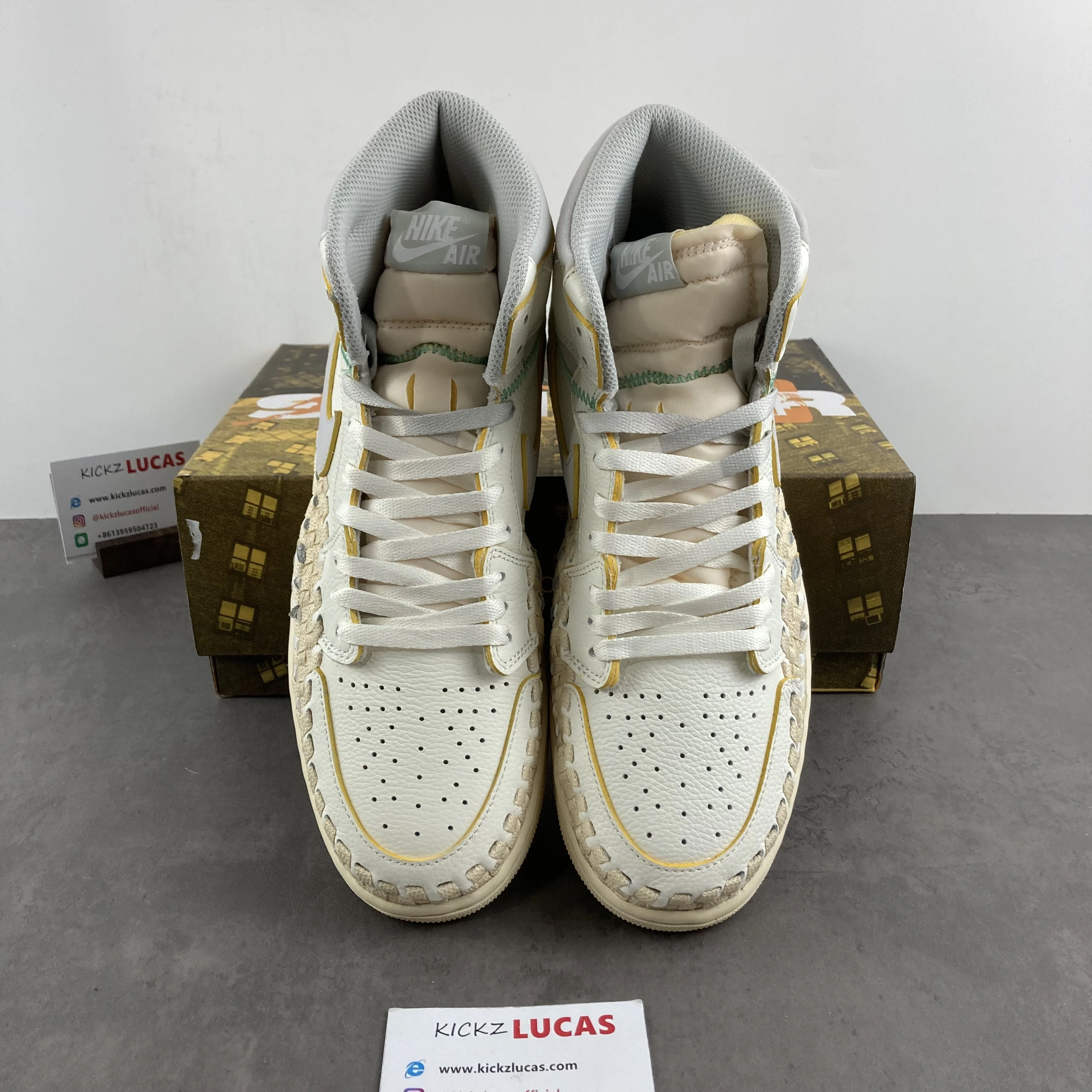 Air Jordan 1 Retro High OG SP Union Bephie's Beauty Supply Woven Sail FD2565- EasyMatch 1514