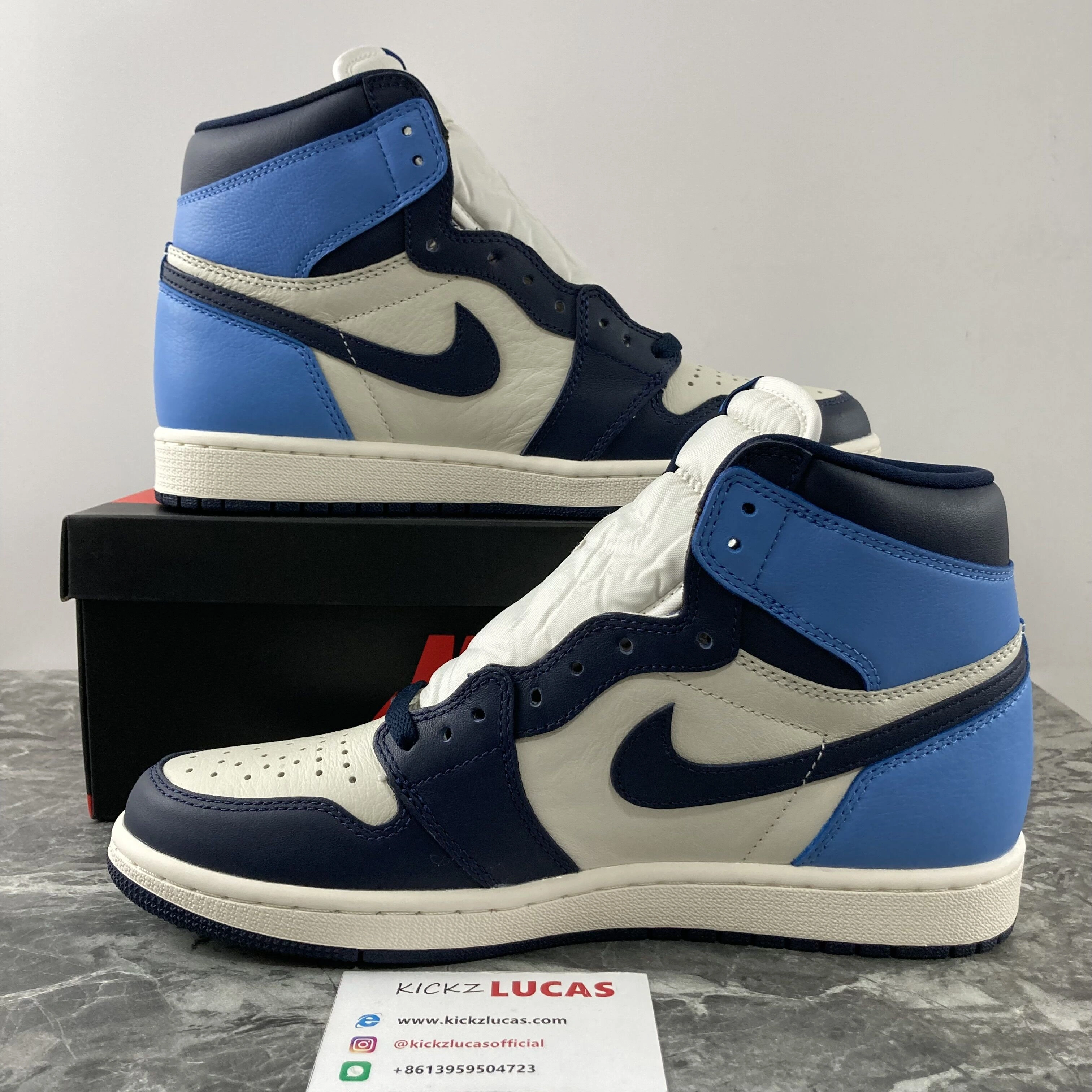 Air Jordan 1 Retro High Obsidian UNC 555088- Neat 1760