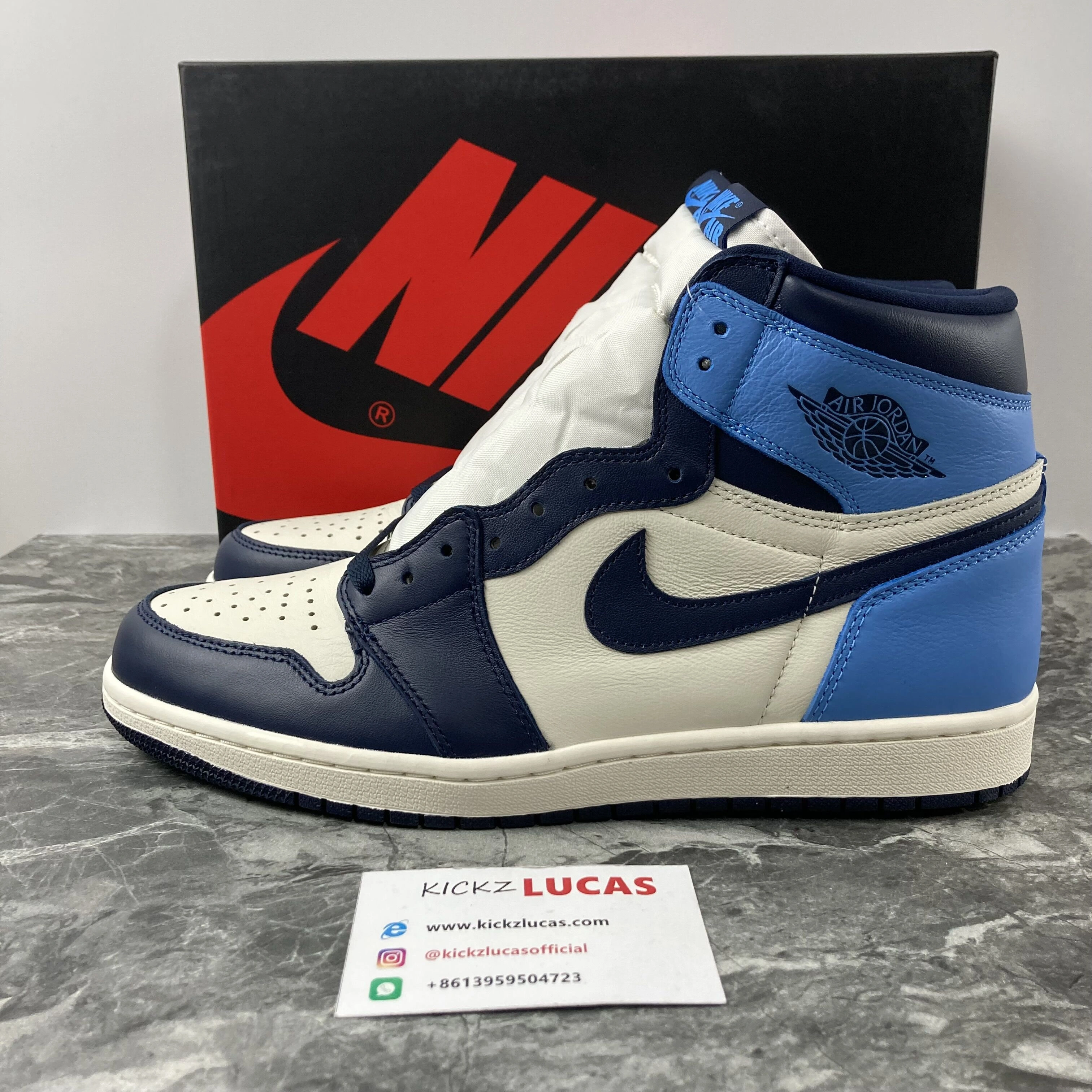 Air Jordan 1 Retro High Obsidian UNC 555088- Neat 1760