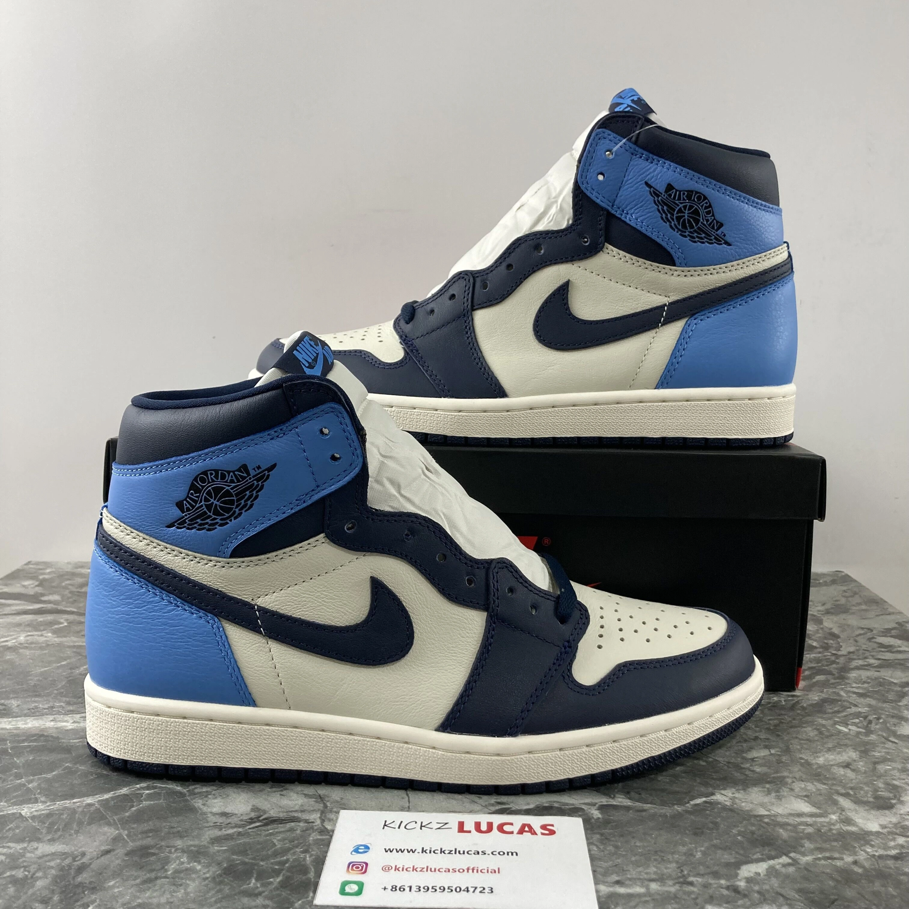 Air Jordan 1 Retro High Obsidian UNC 555088- Neat 1760