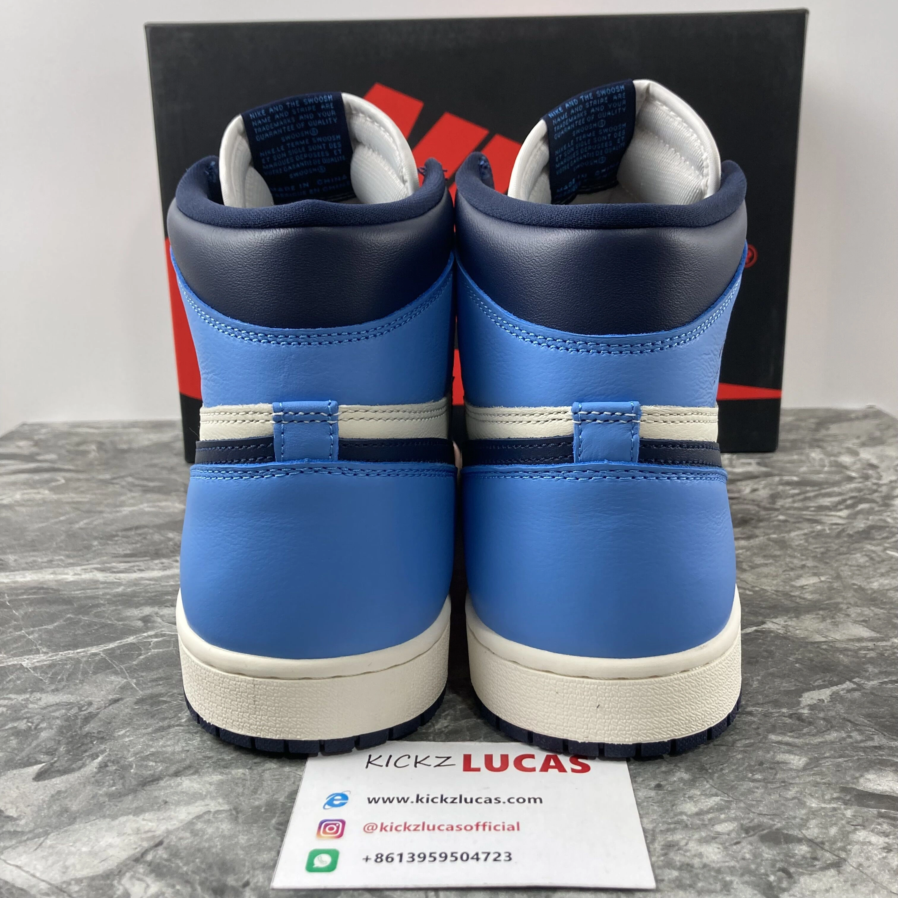 Air Jordan 1 Retro High Obsidian UNC 555088- Neat 1760