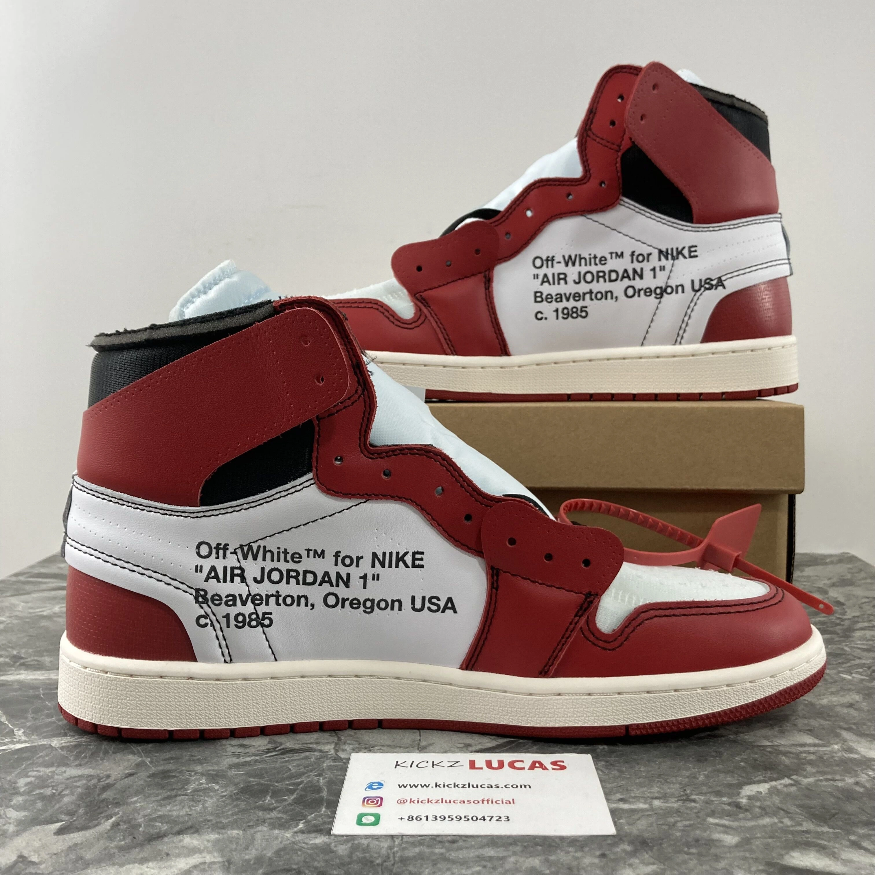 Air Jordan 1 Retro High Off-White Chicago AA3834- Timeless 1745