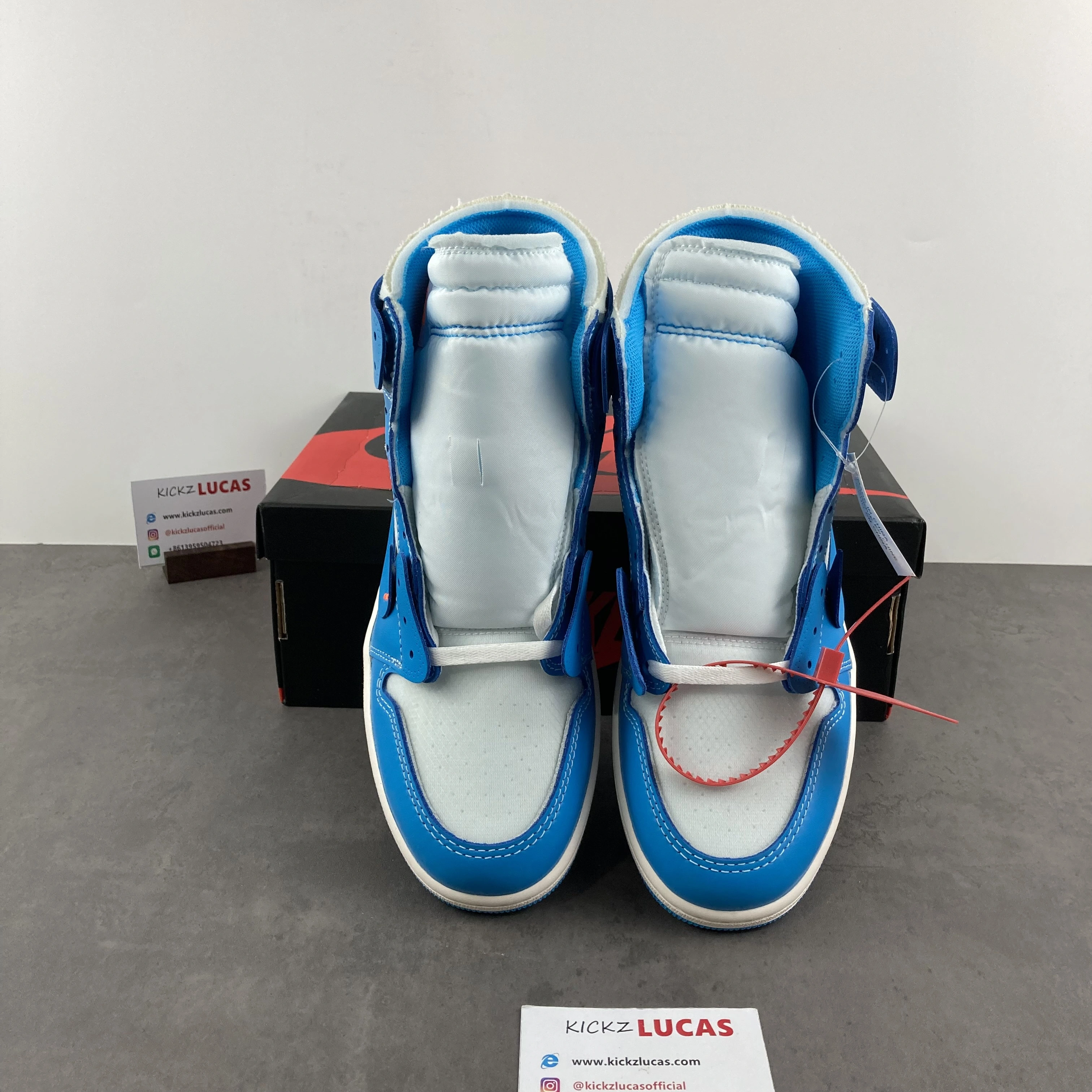 Air Jordan 1 Retro High Off-White University Blue AQ0818- SunProtective 1746