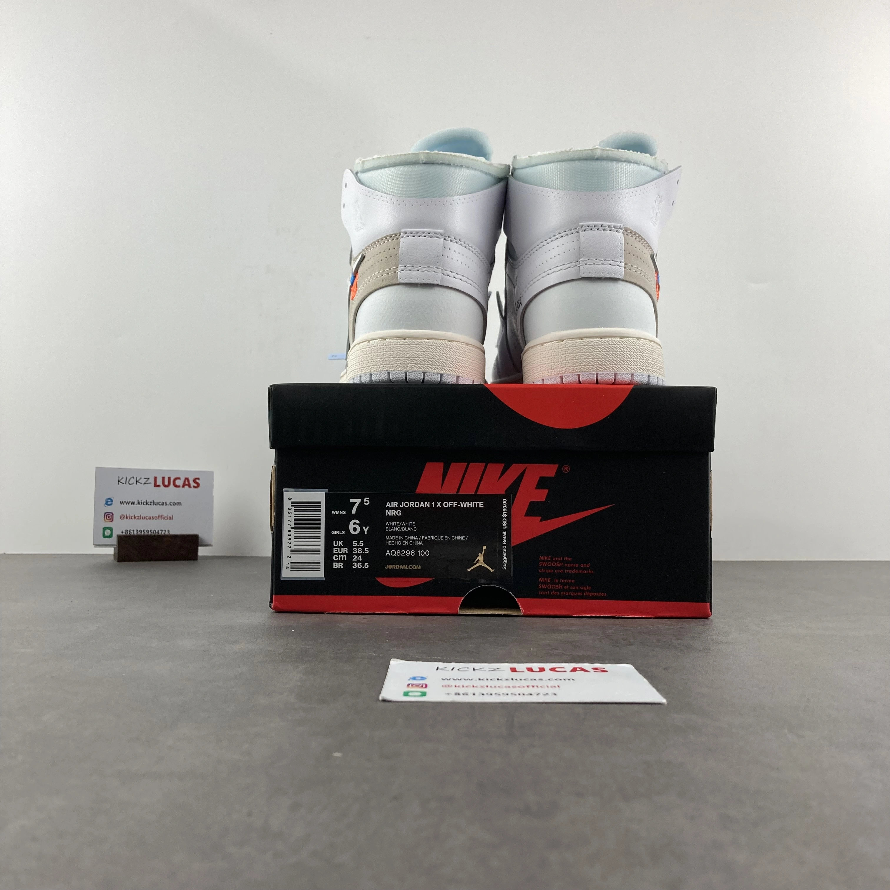 Air Jordan 1 Retro High Off-White White AQ0818- HighQuality 1744