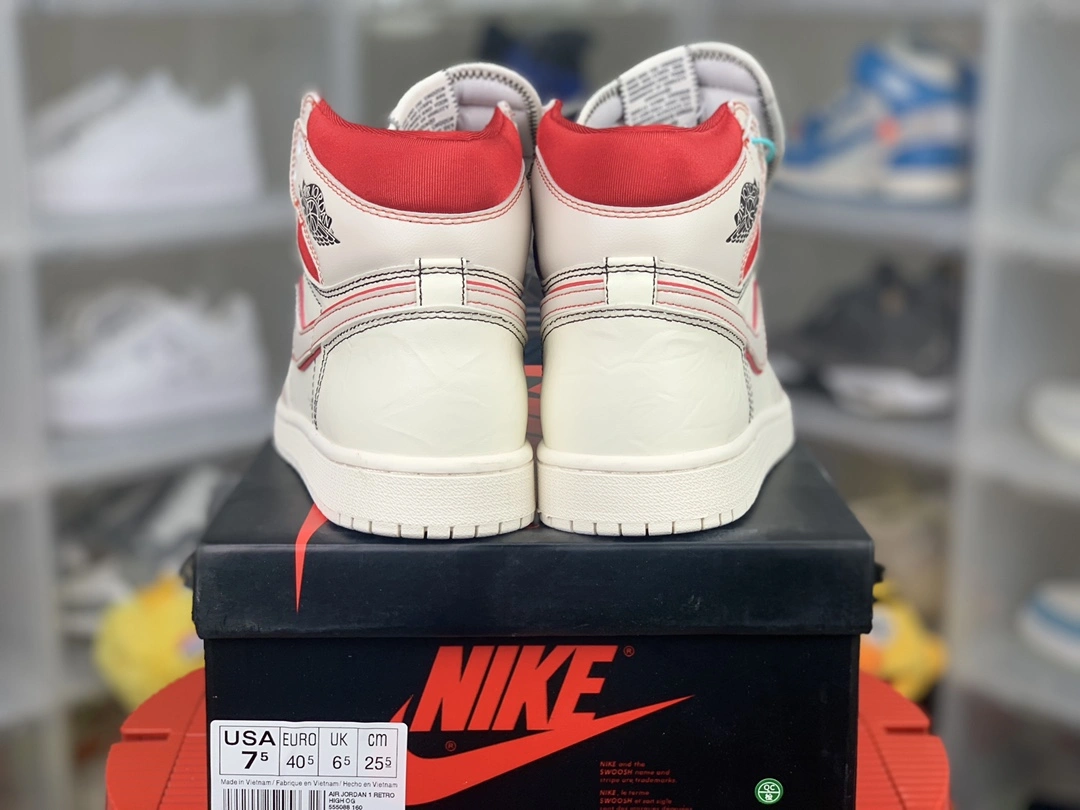 FlexibleFit Air Jordan 1 Retro High Phantom Gym Red 555088- 1739
