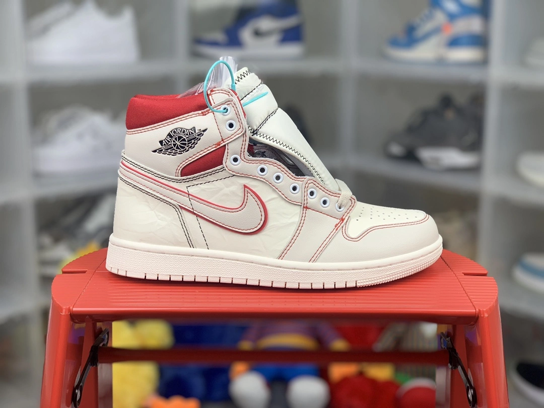 FlexibleFit Air Jordan 1 Retro High Phantom Gym Red 555088- 1739