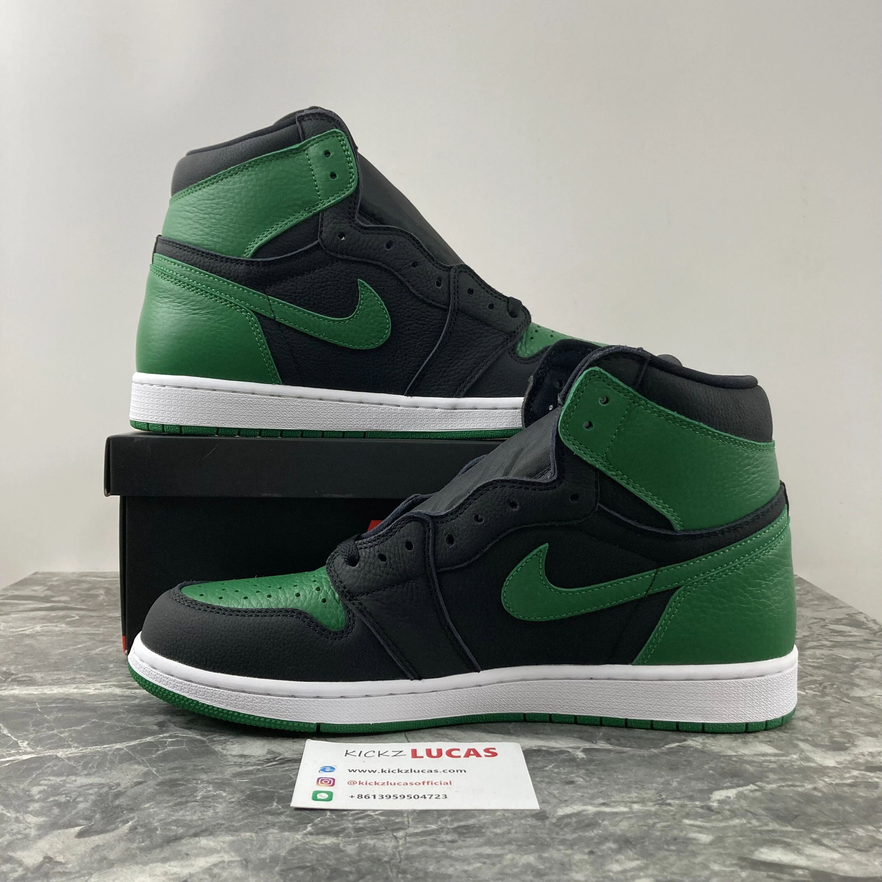 Air Jordan 1 Retro High Pine Green Black 555088- WeatherProof 1798