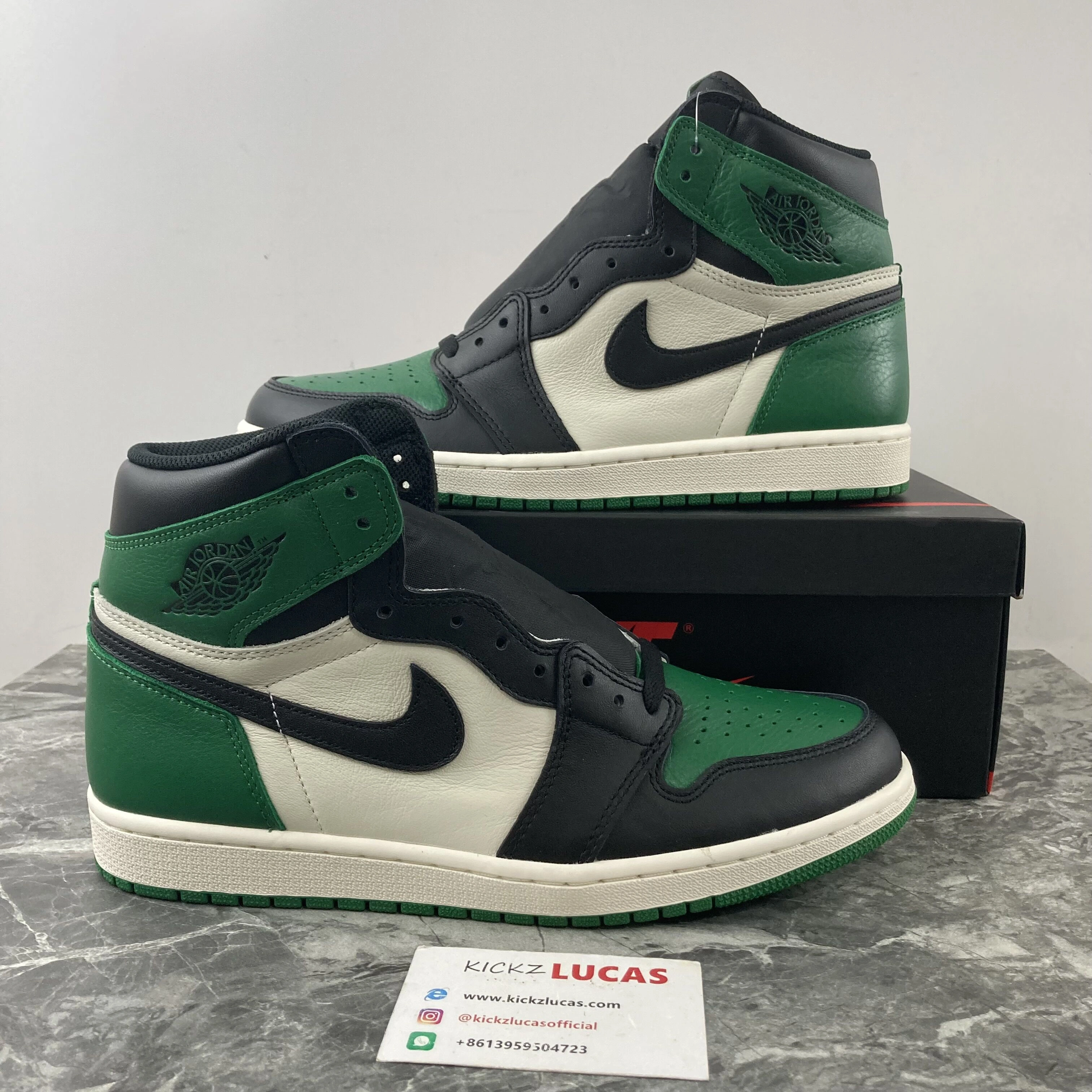 Air Jordan 1 Retro High Pine Green Black 555088- StreetReady 1718