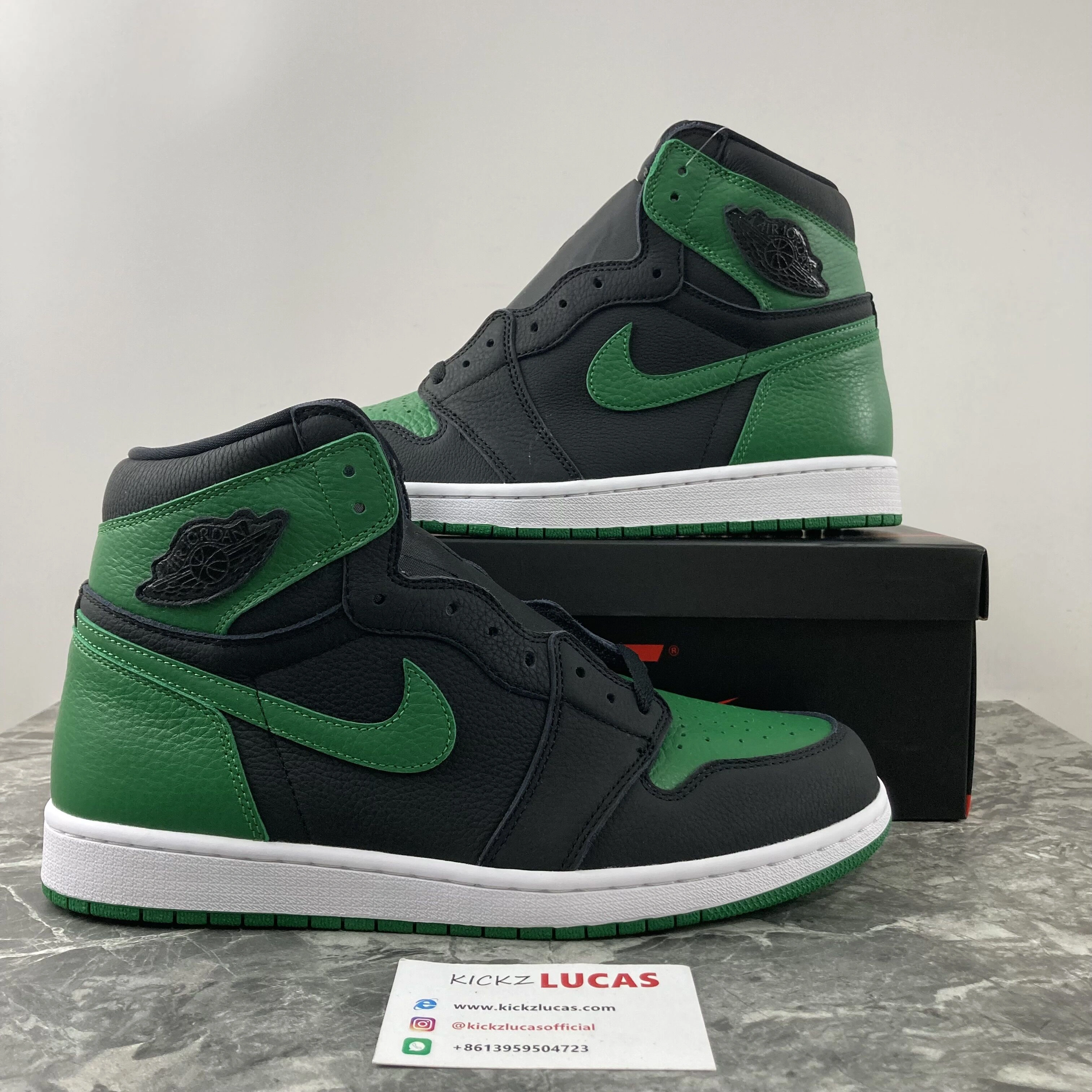 Air Jordan 1 Retro High Pine Green Black 555088- WeatherProof 1798