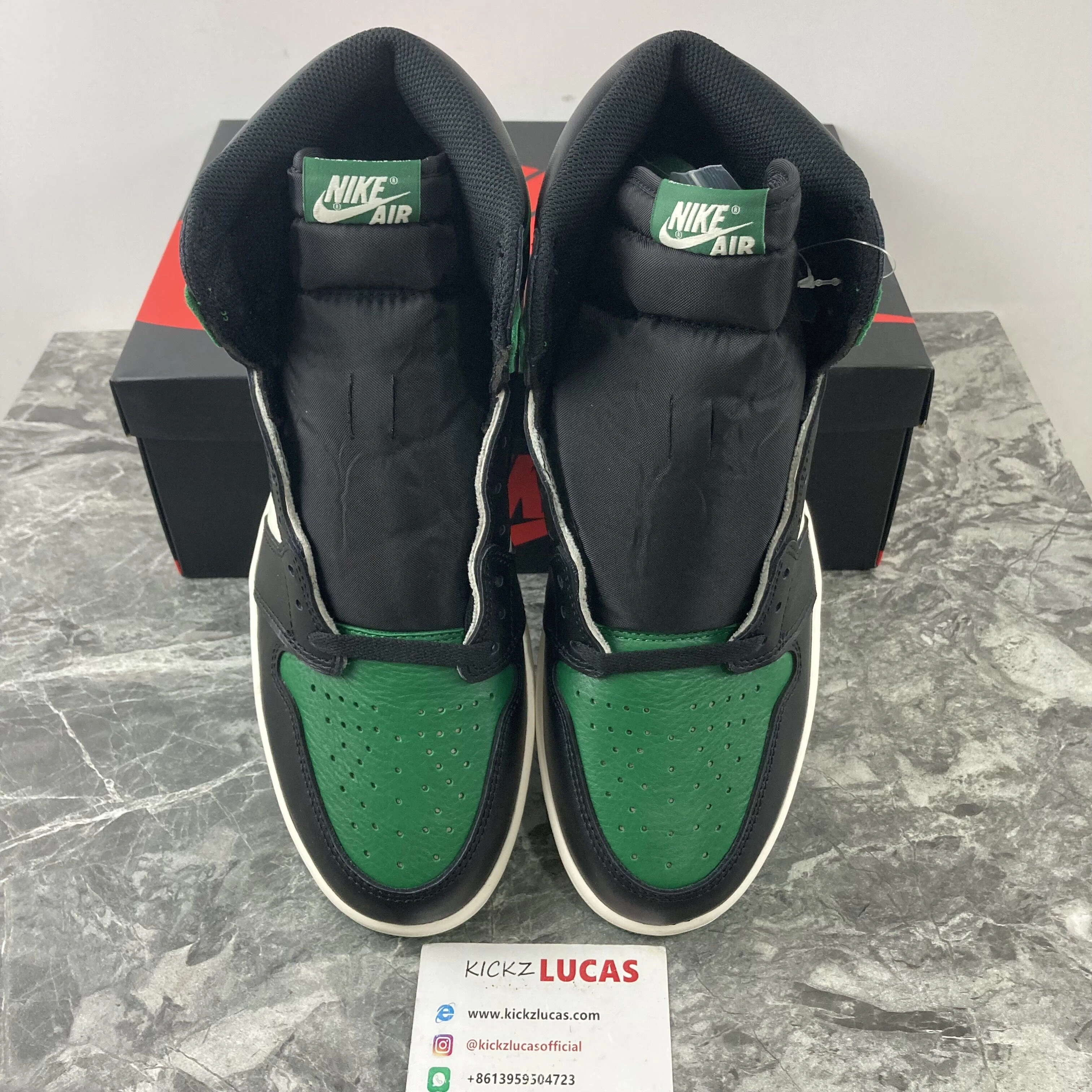 Air Jordan 1 Retro High Pine Green Black 555088- StreetReady 1718