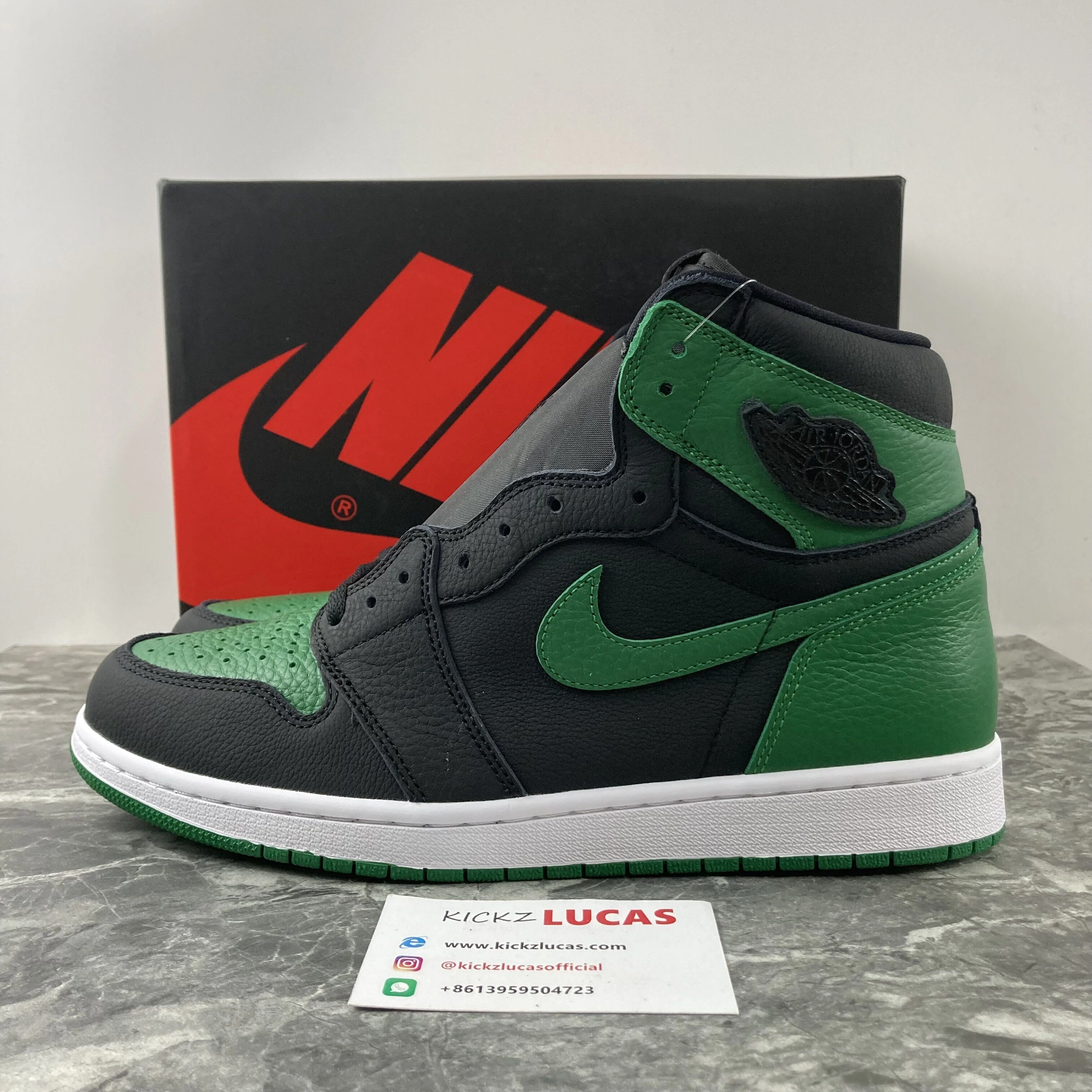 Air Jordan 1 Retro High Pine Green Black 555088- WeatherProof 1798
