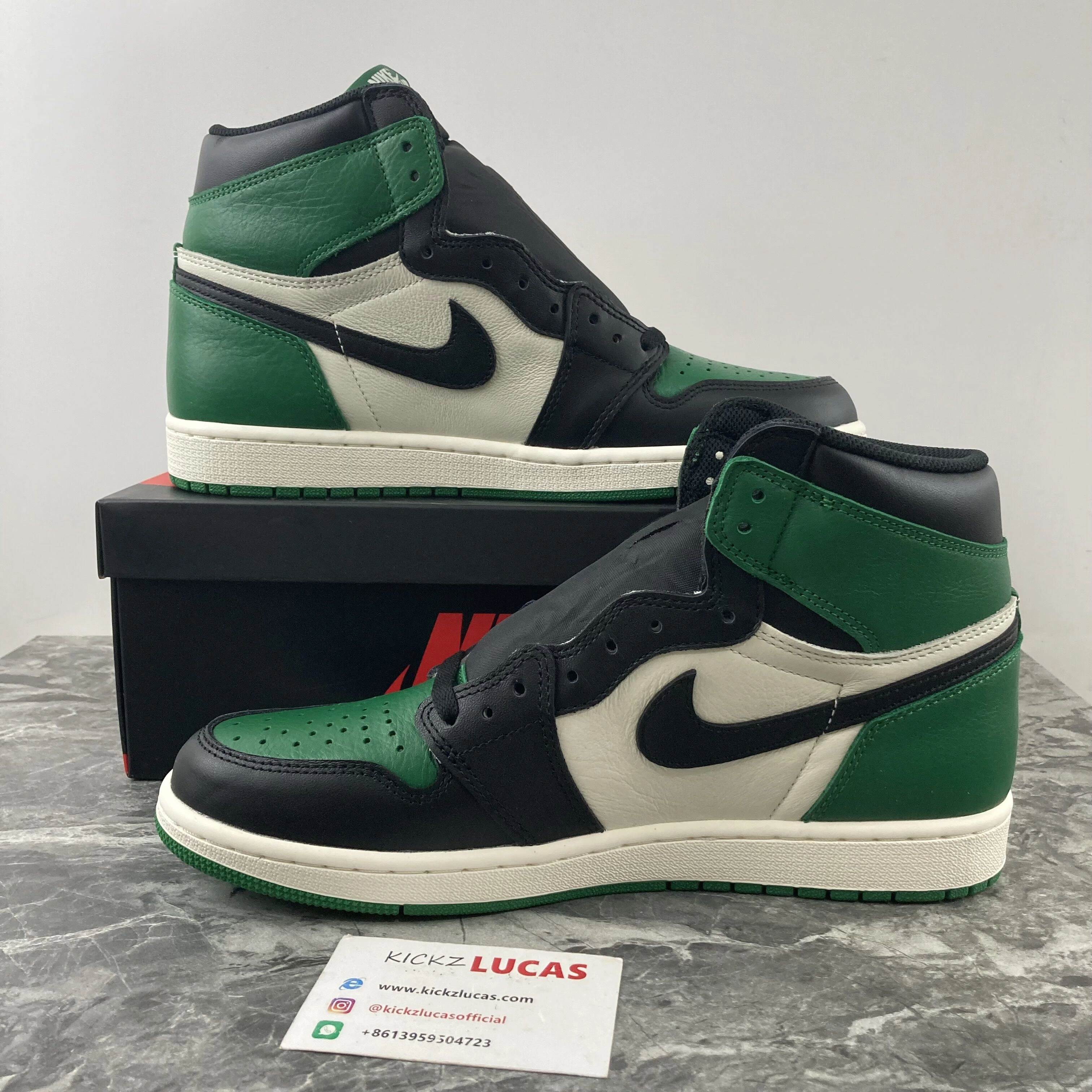 Air Jordan 1 Retro High Pine Green Black 555088- StreetReady 1718