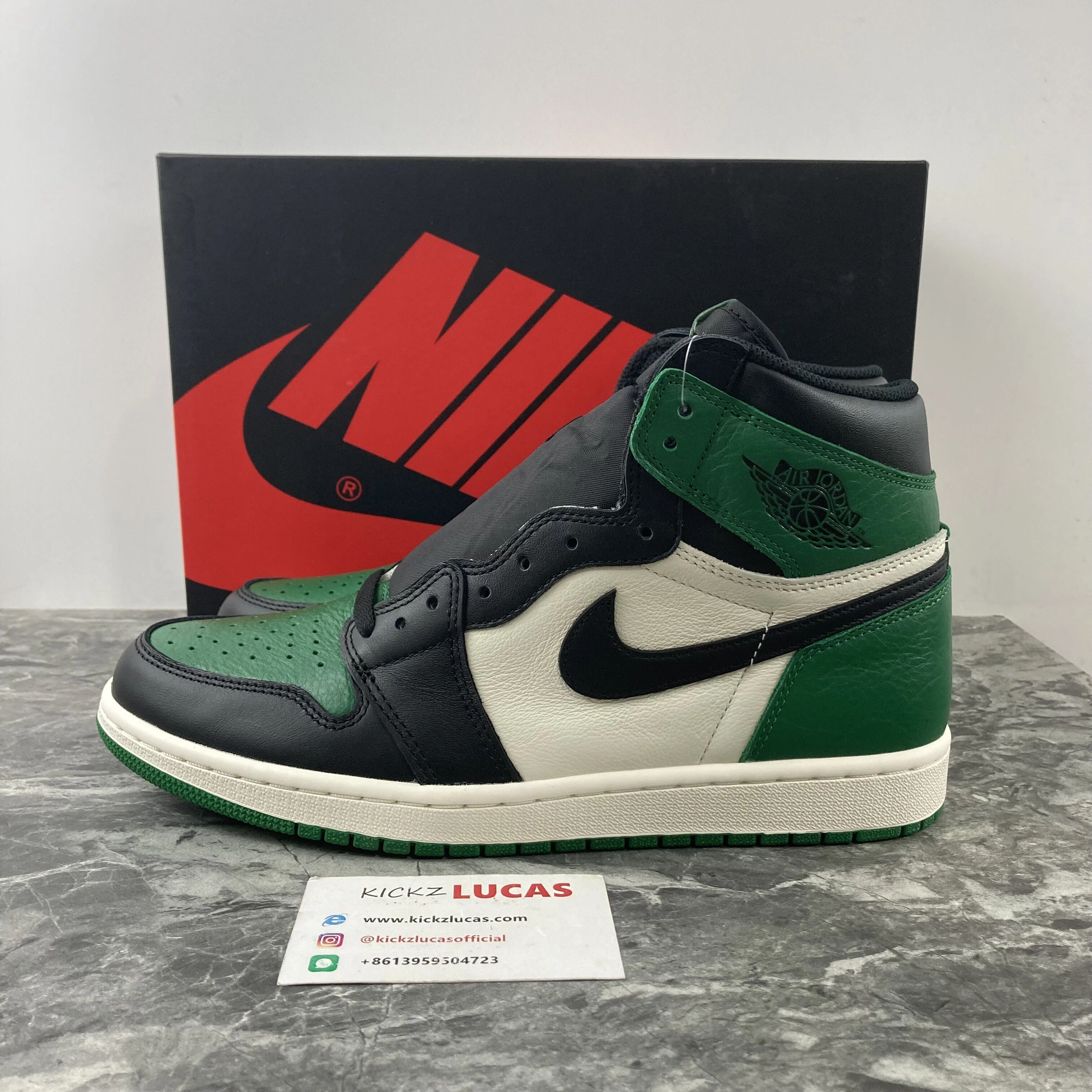 Air Jordan 1 Retro High Pine Green Black 555088- StreetReady 1718