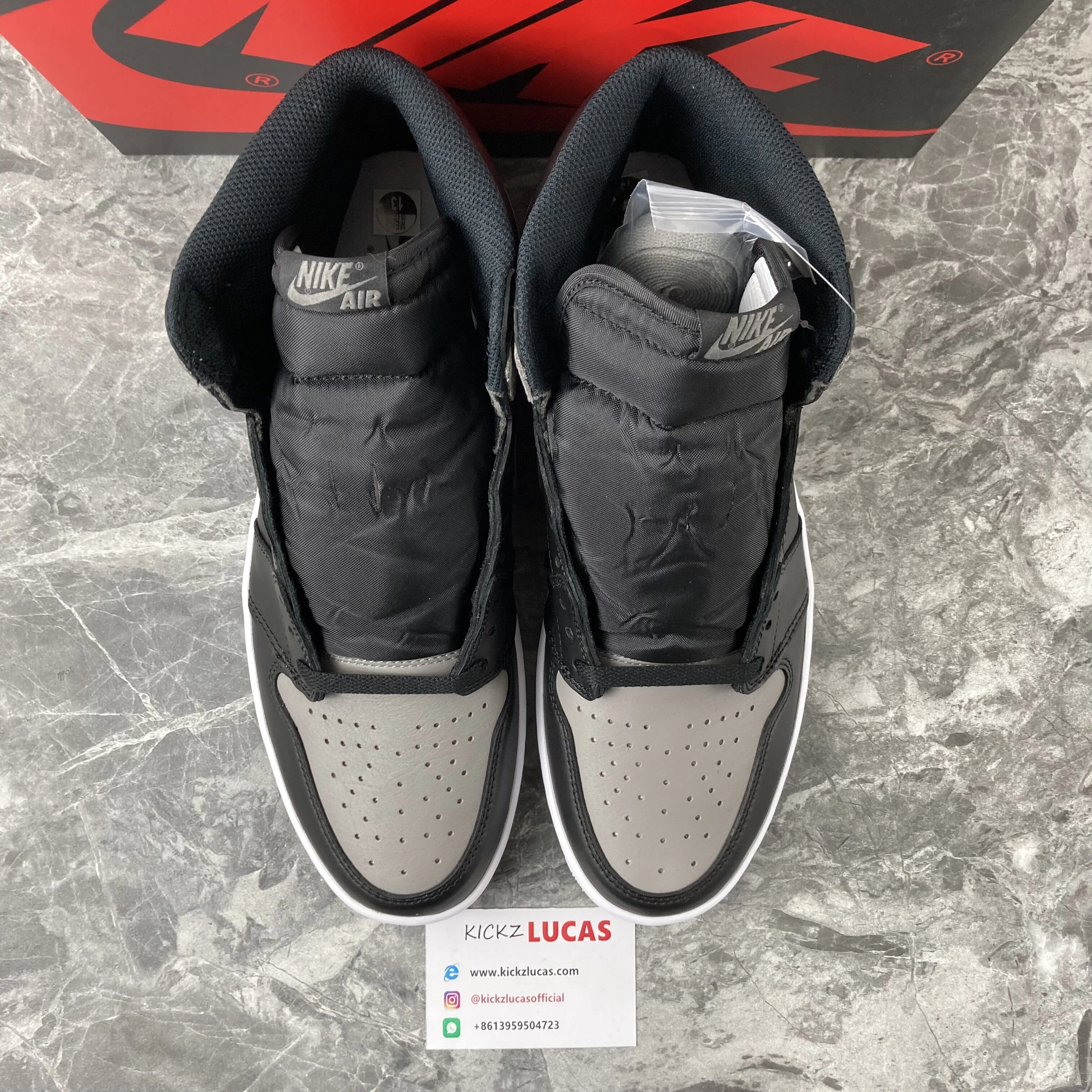 TravelReady Air Jordan 1 Retro High Shadow 555088- 1743
