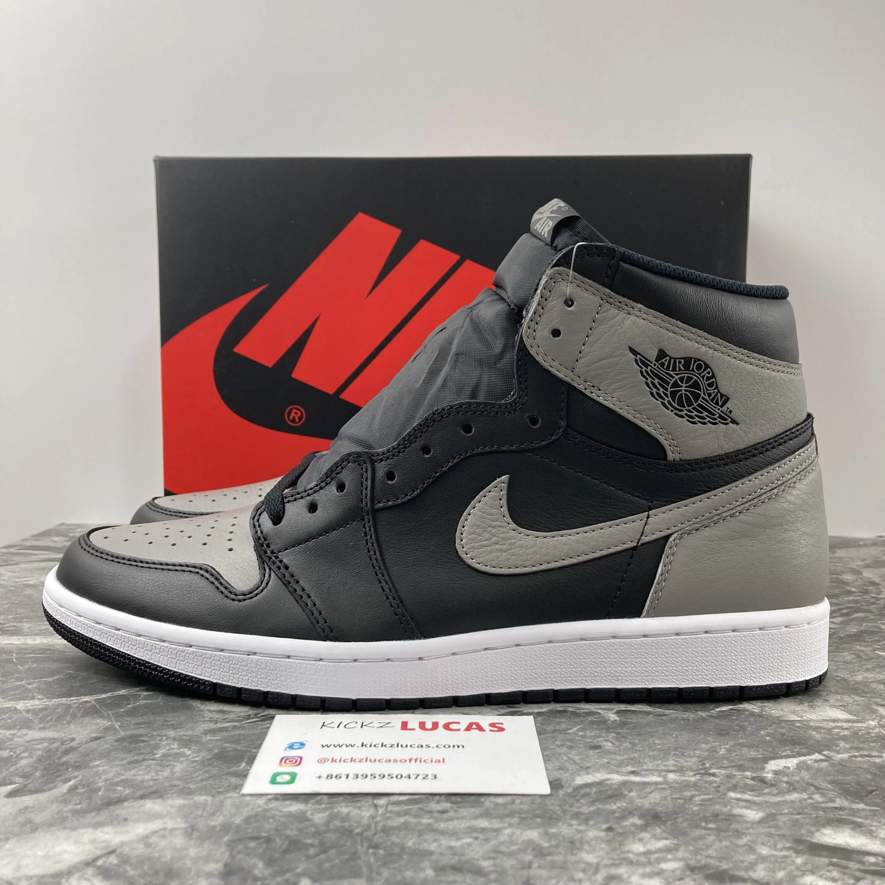 TravelReady Air Jordan 1 Retro High Shadow 555088- 1743