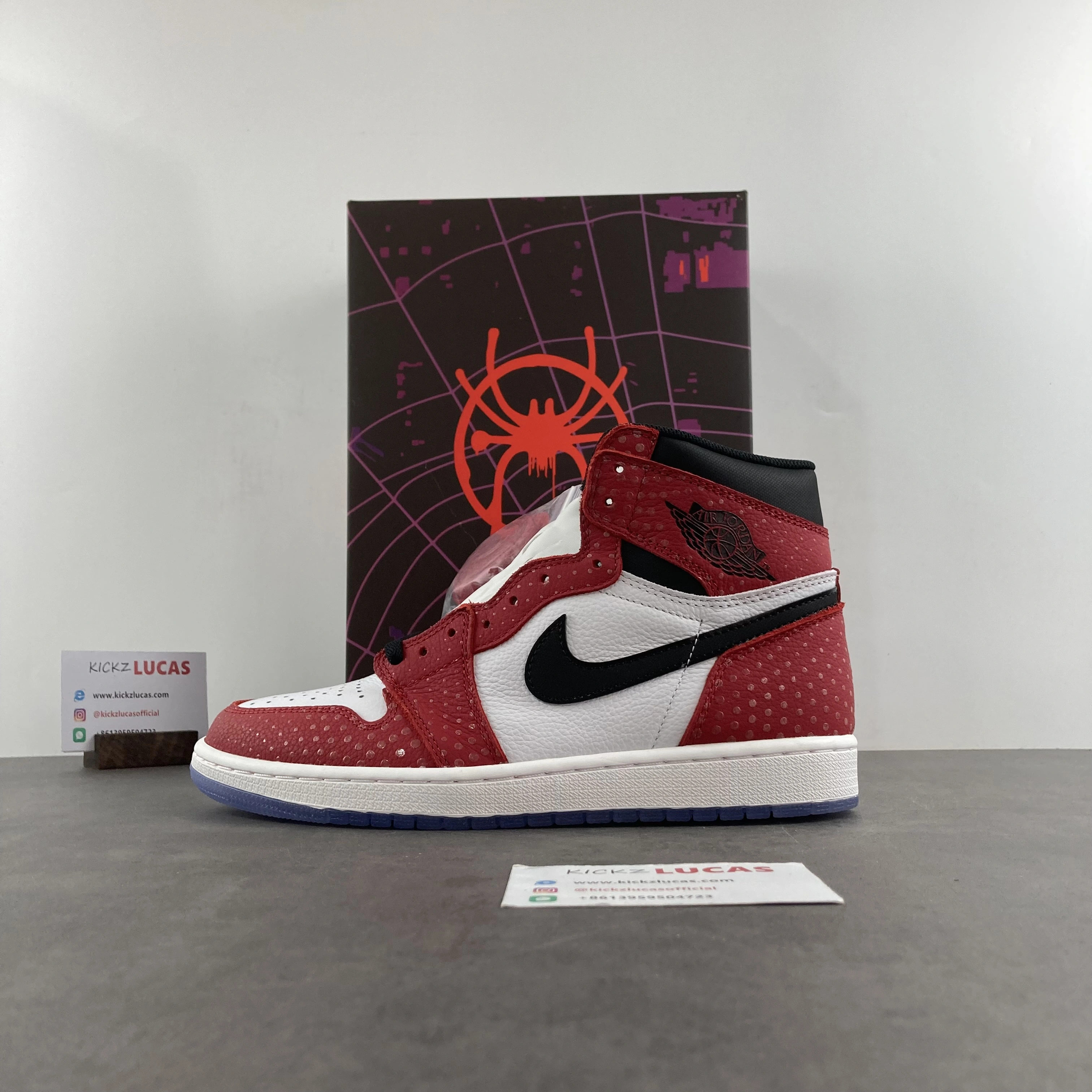 Air Jordan 1 Retro High Spider-Man Origin Story 555088- AllSeason 1790