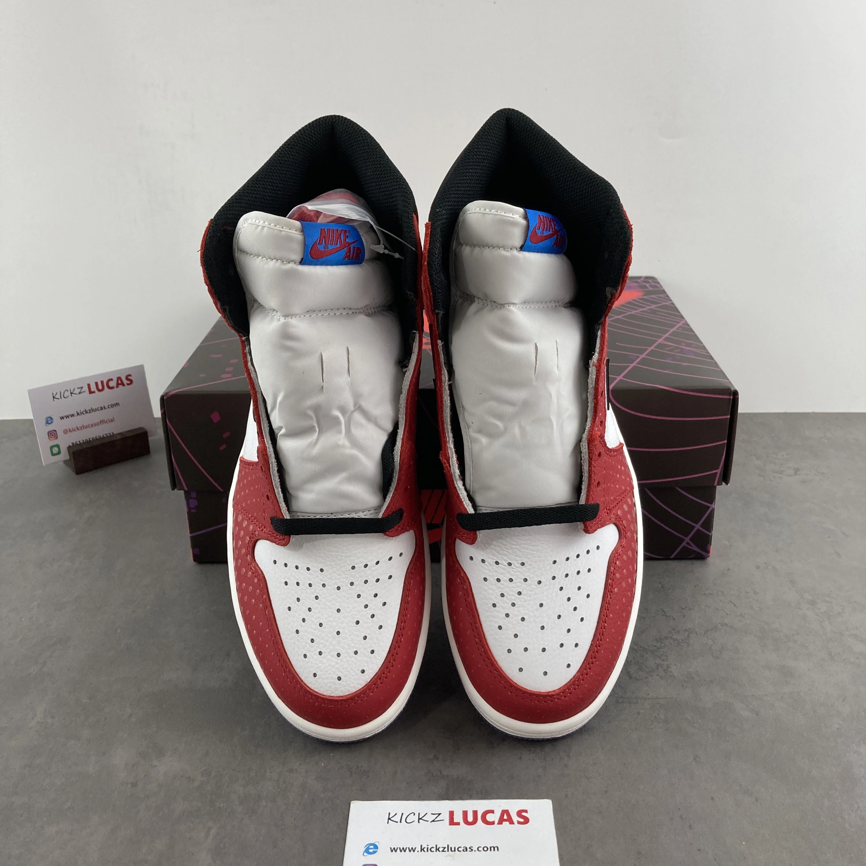 Air Jordan 1 Retro High Spider-Man Origin Story 555088- AllSeason 1790