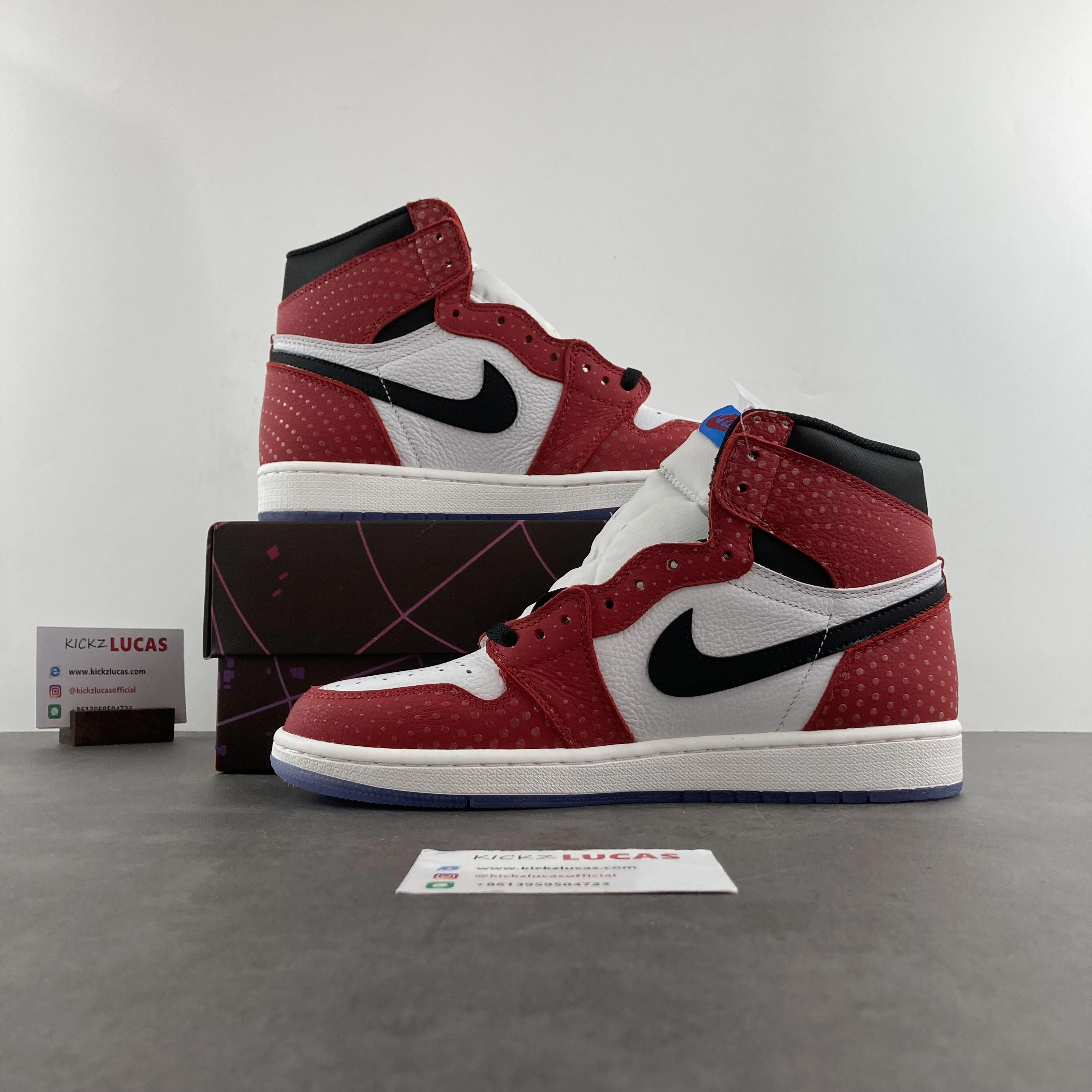 Air Jordan 1 Retro High Spider-Man Origin Story 555088- AllSeason 1790