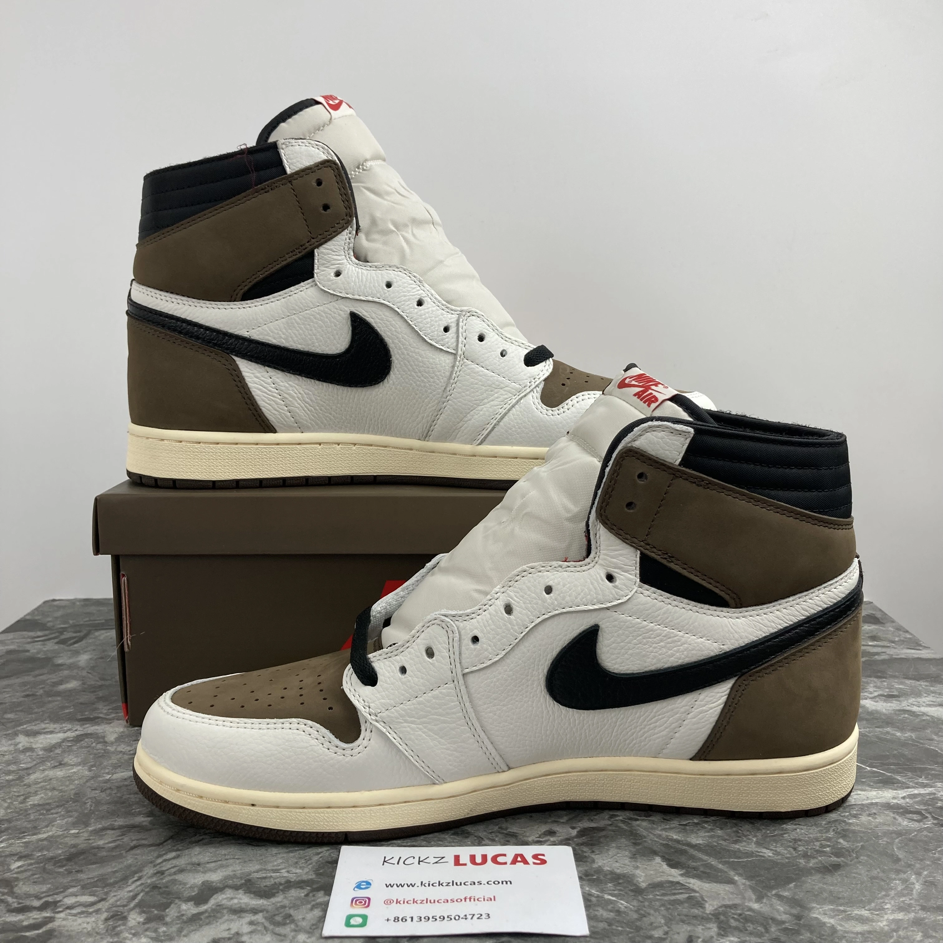 Air Jordan 1 Retro High Travis Scott Reverse Mocha CD4487- Contemporary 1667