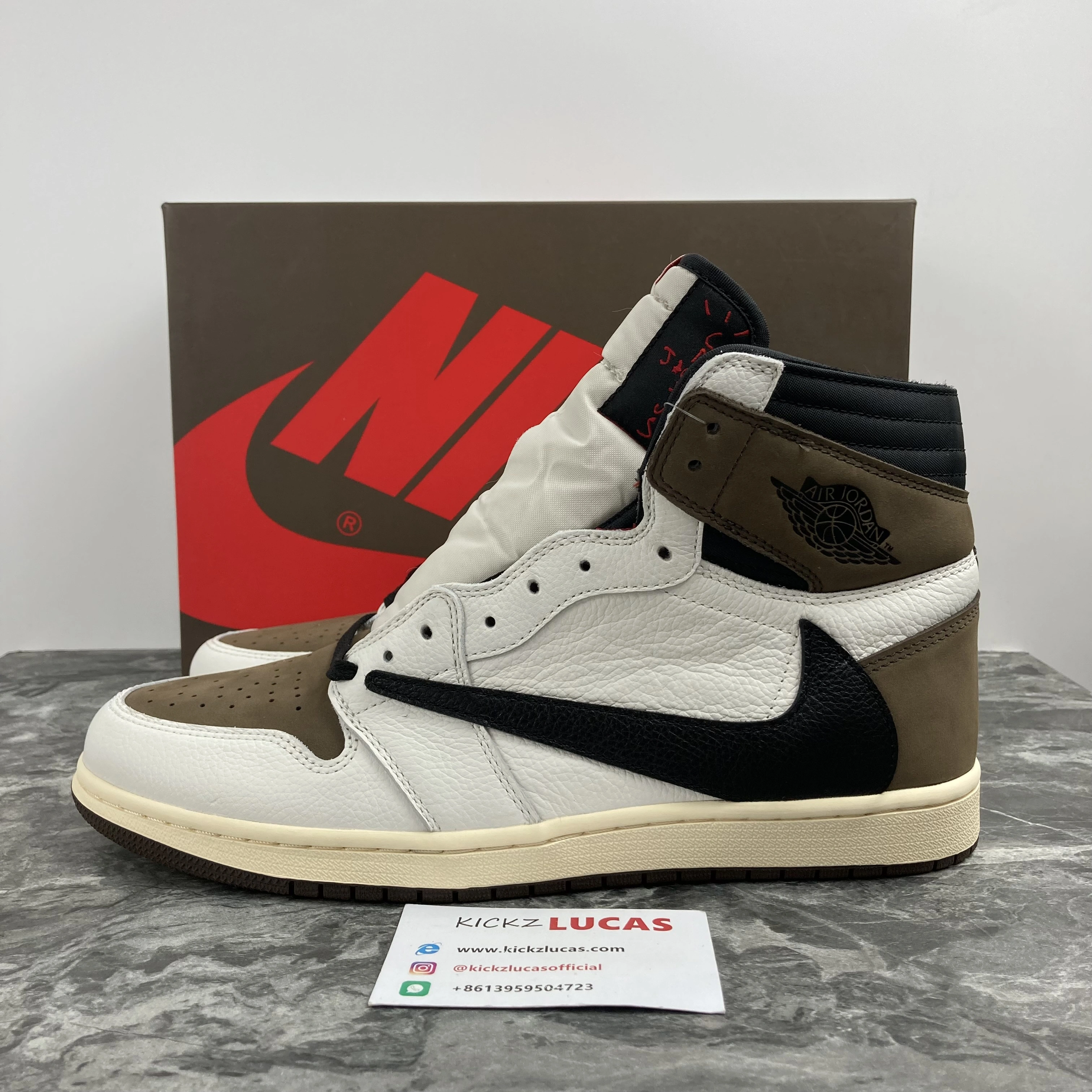 Air Jordan 1 Retro High Travis Scott Reverse Mocha CD4487- Contemporary 1667