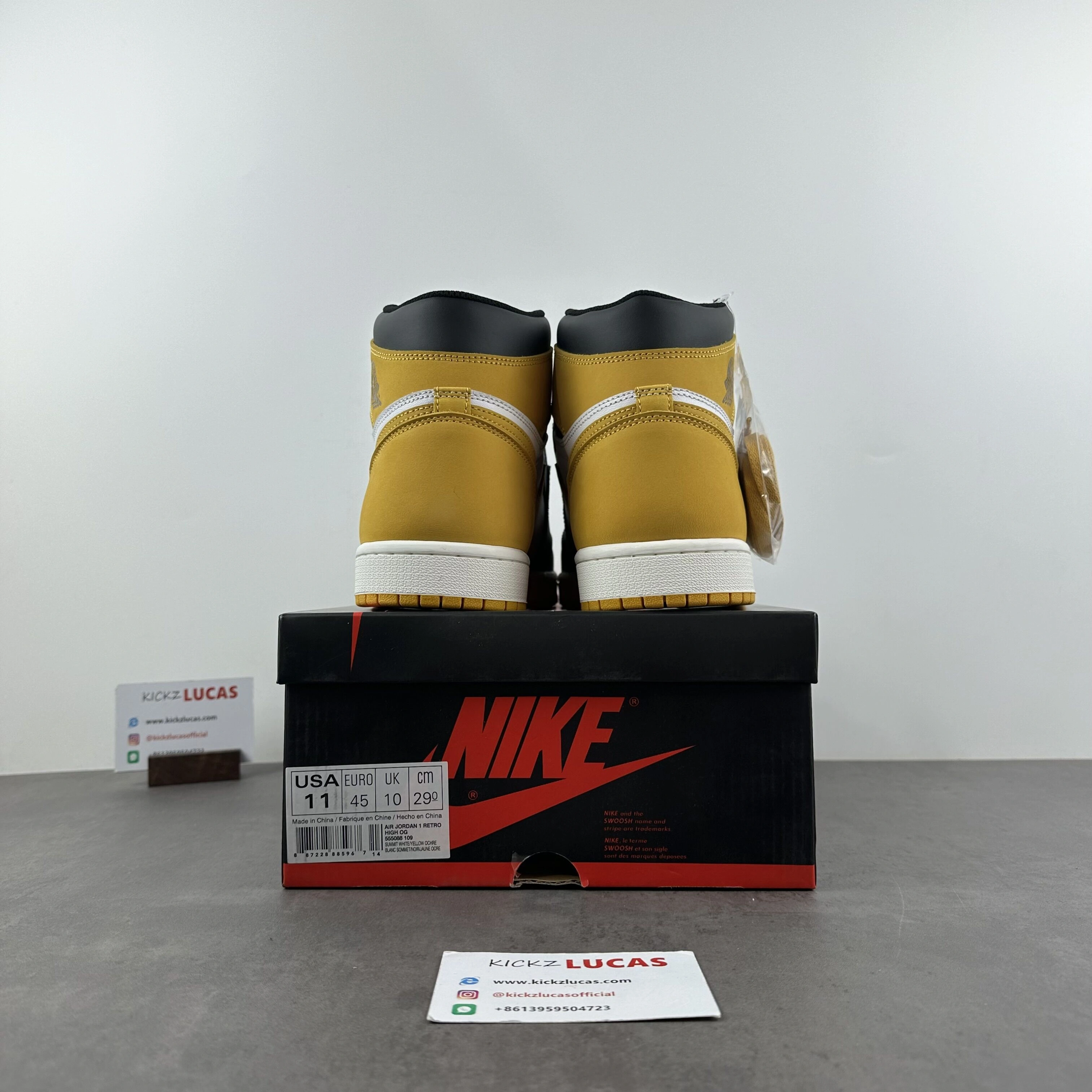 Air Jordan 1 Retro High Yellow Ochre 555088- Cozy 1461
