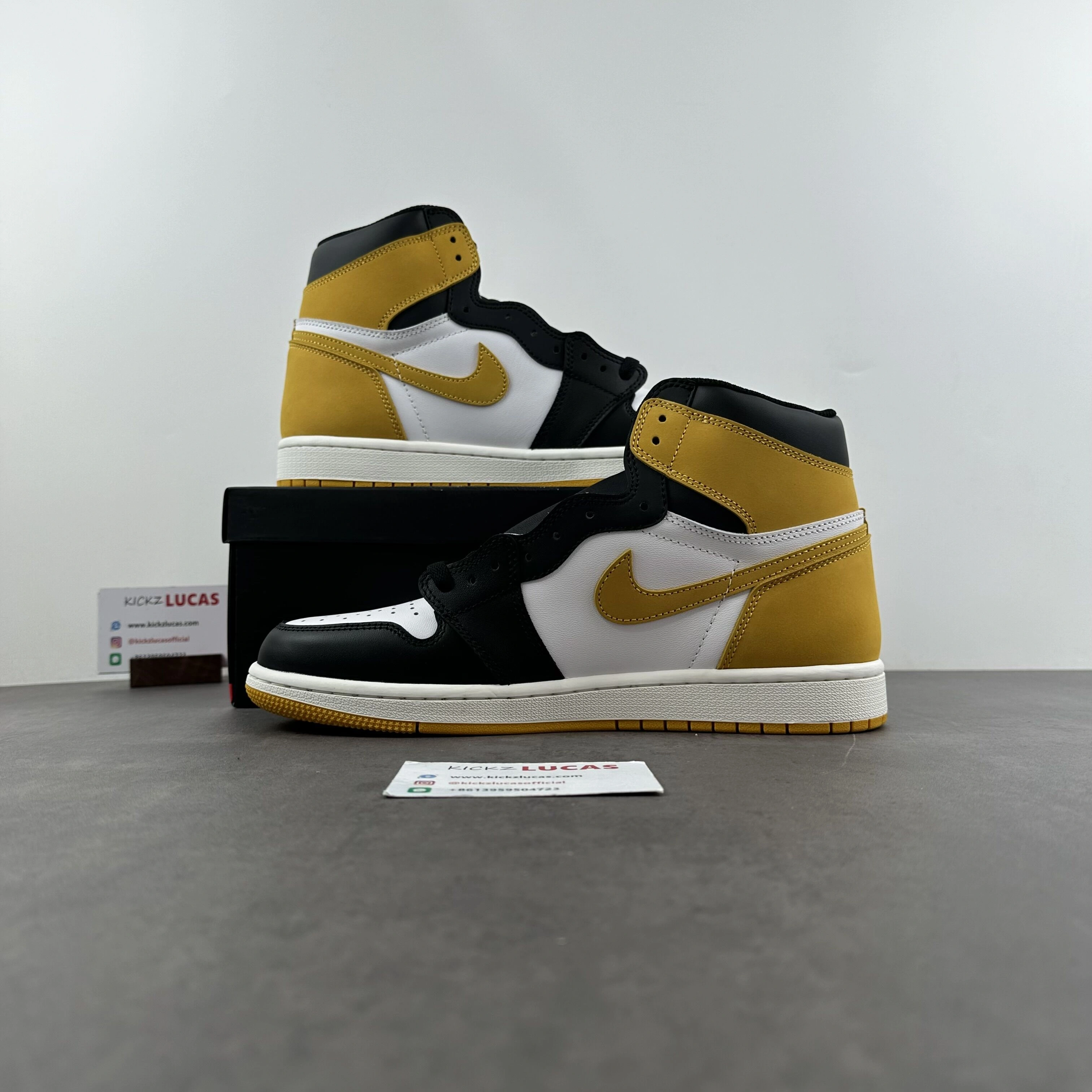 Air Jordan 1 Retro High Yellow Ochre 555088- Cozy 1461