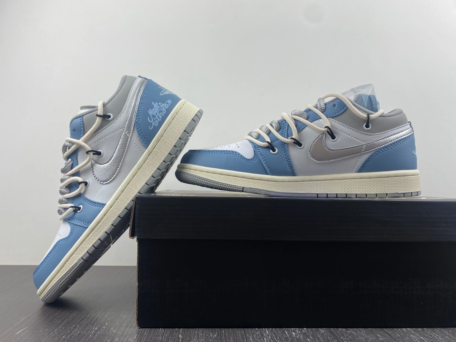 Modern Air Jordan 1 Retro Low Customized 553558- 1550