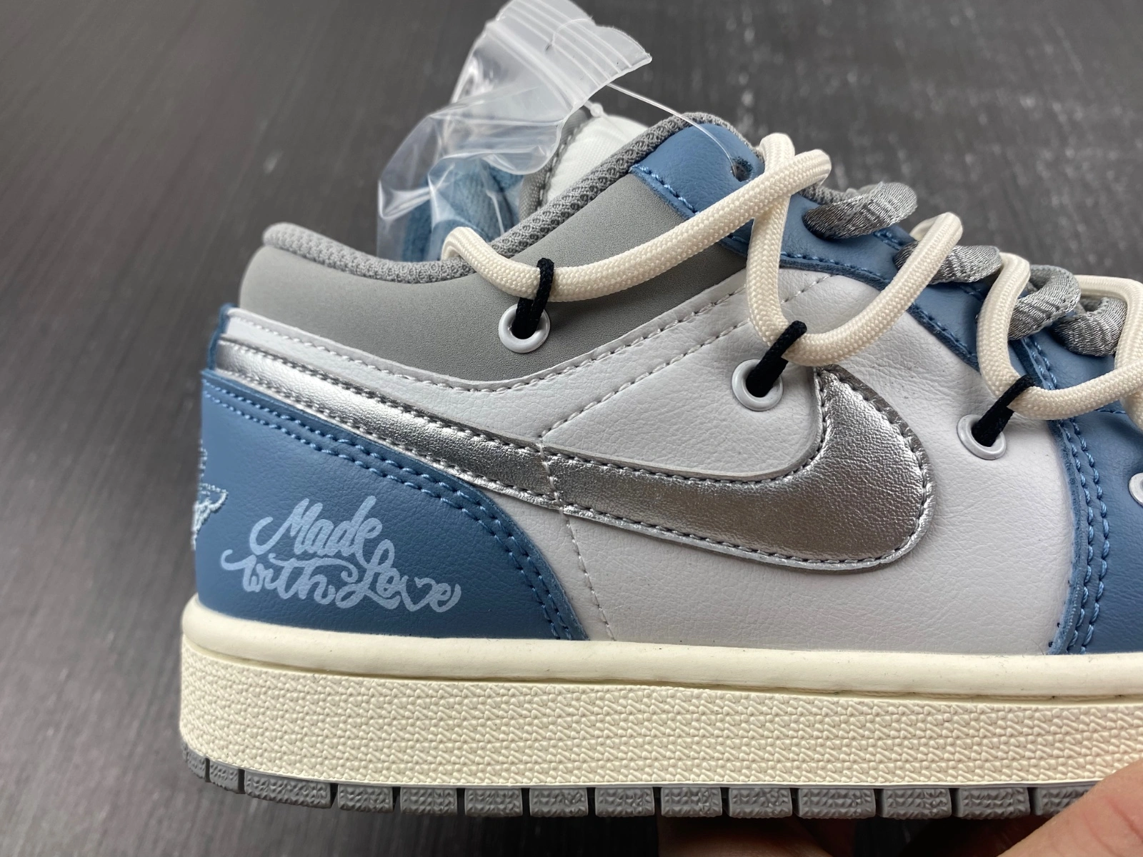 Modern Air Jordan 1 Retro Low Customized 553558- 1550