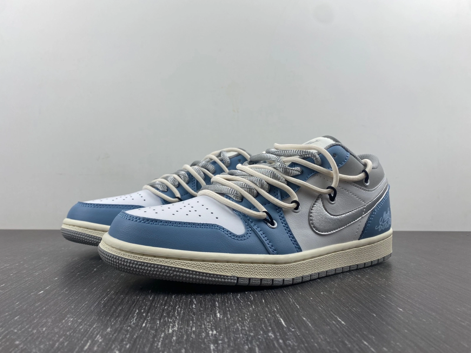 Modern Air Jordan 1 Retro Low Customized 553558- 1550