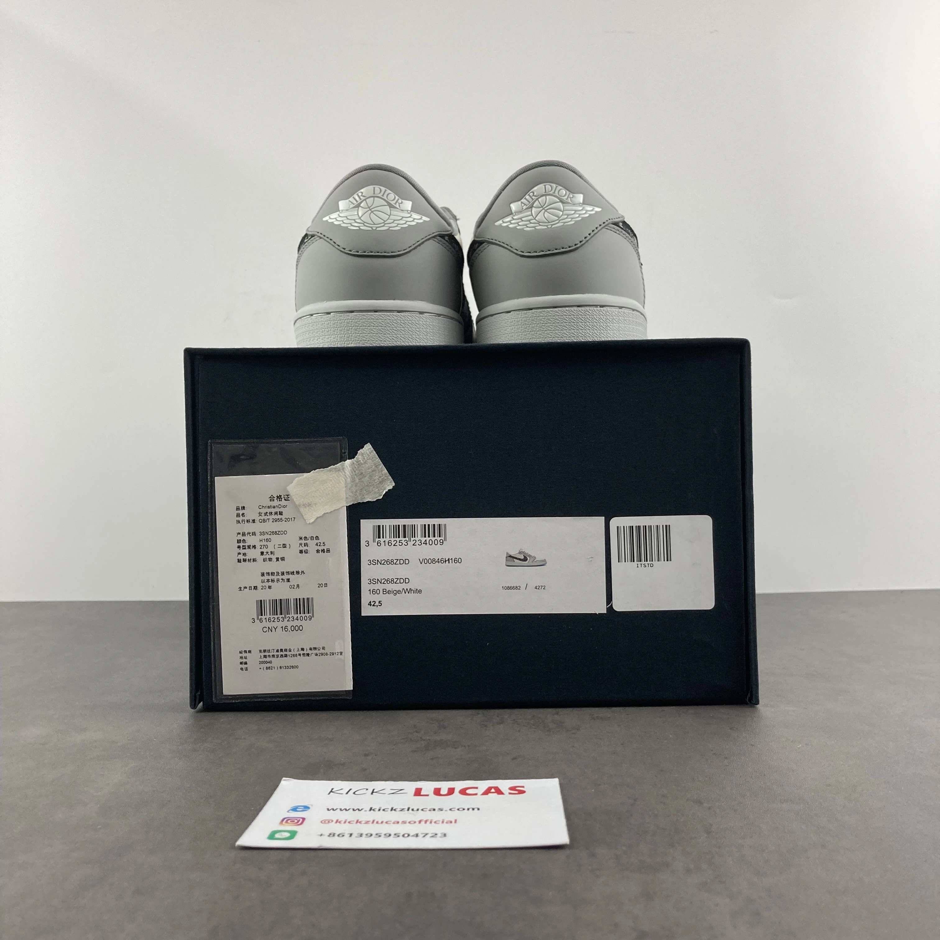 TravelReady Air Jordan 1 Retro Low D*ior CN8608 1599