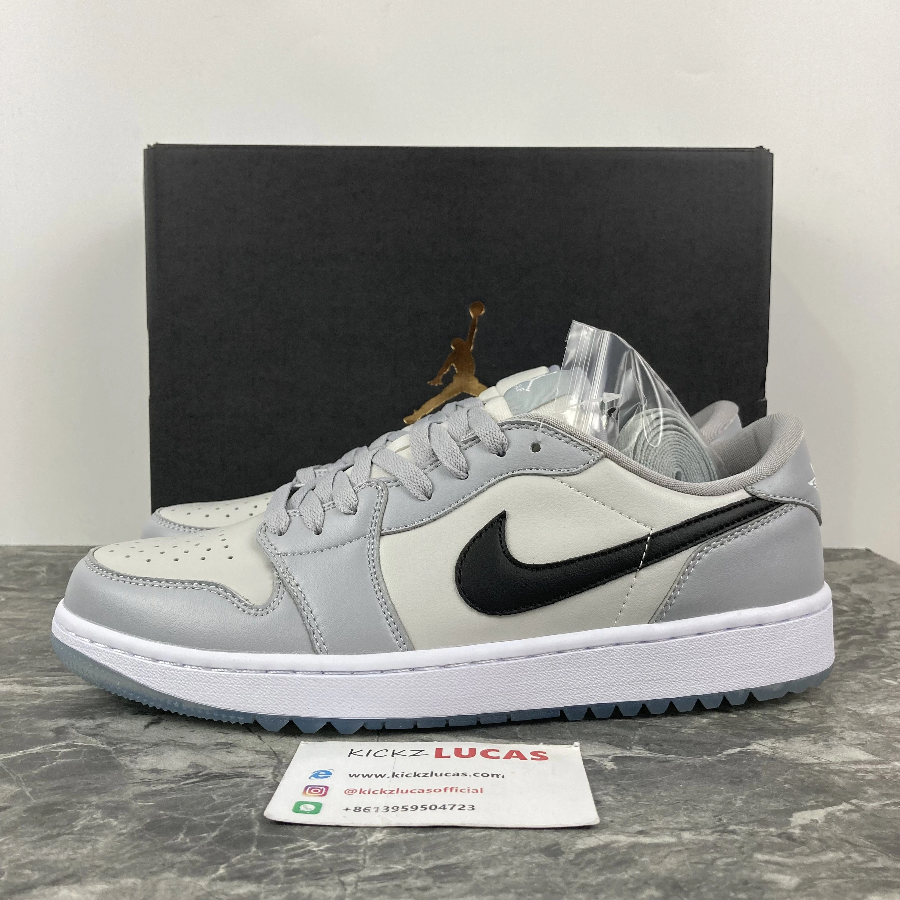 Unique Air Jordan 1 Retro Low Golf Wolf Grey DD9315- 1639