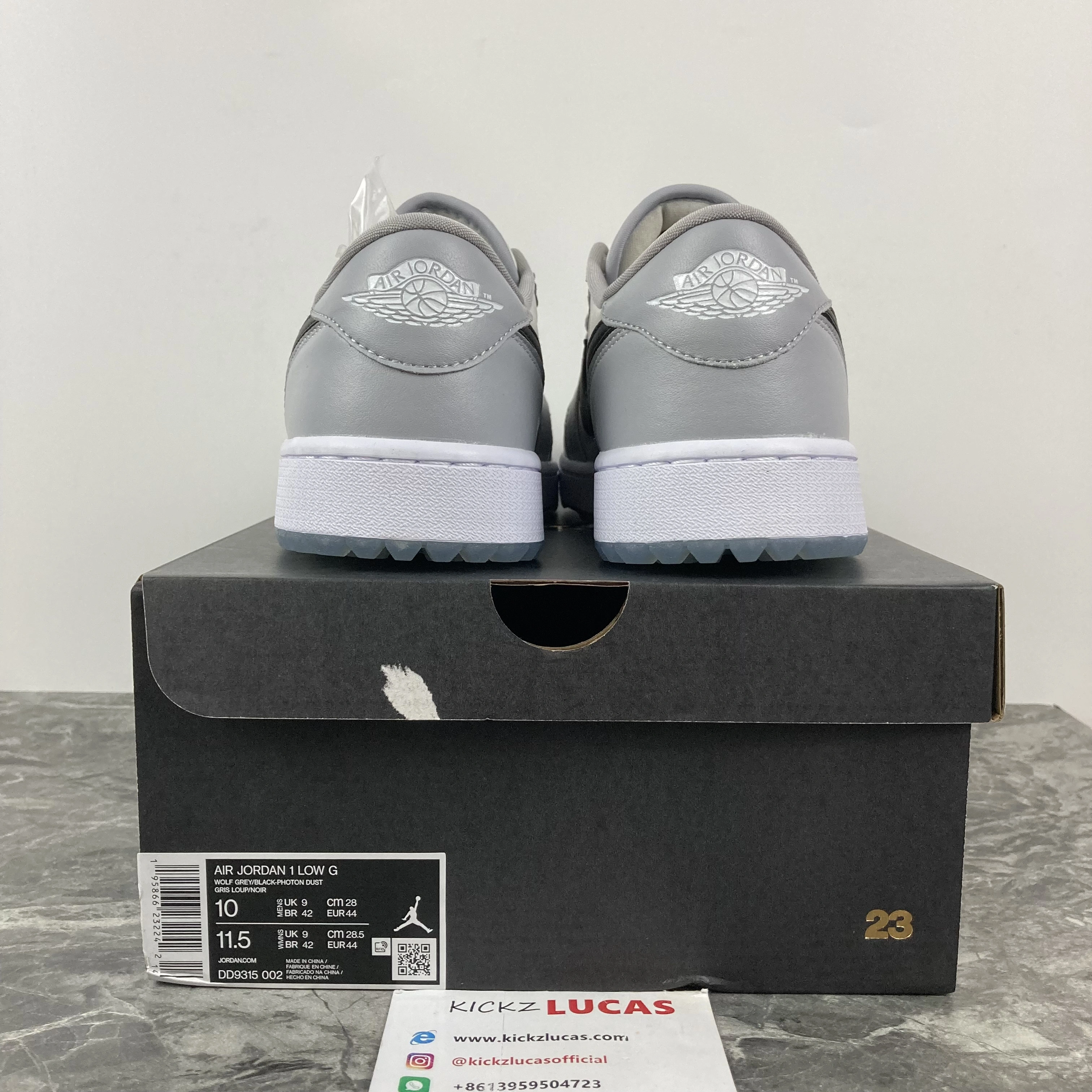 Unique Air Jordan 1 Retro Low Golf Wolf Grey DD9315- 1639