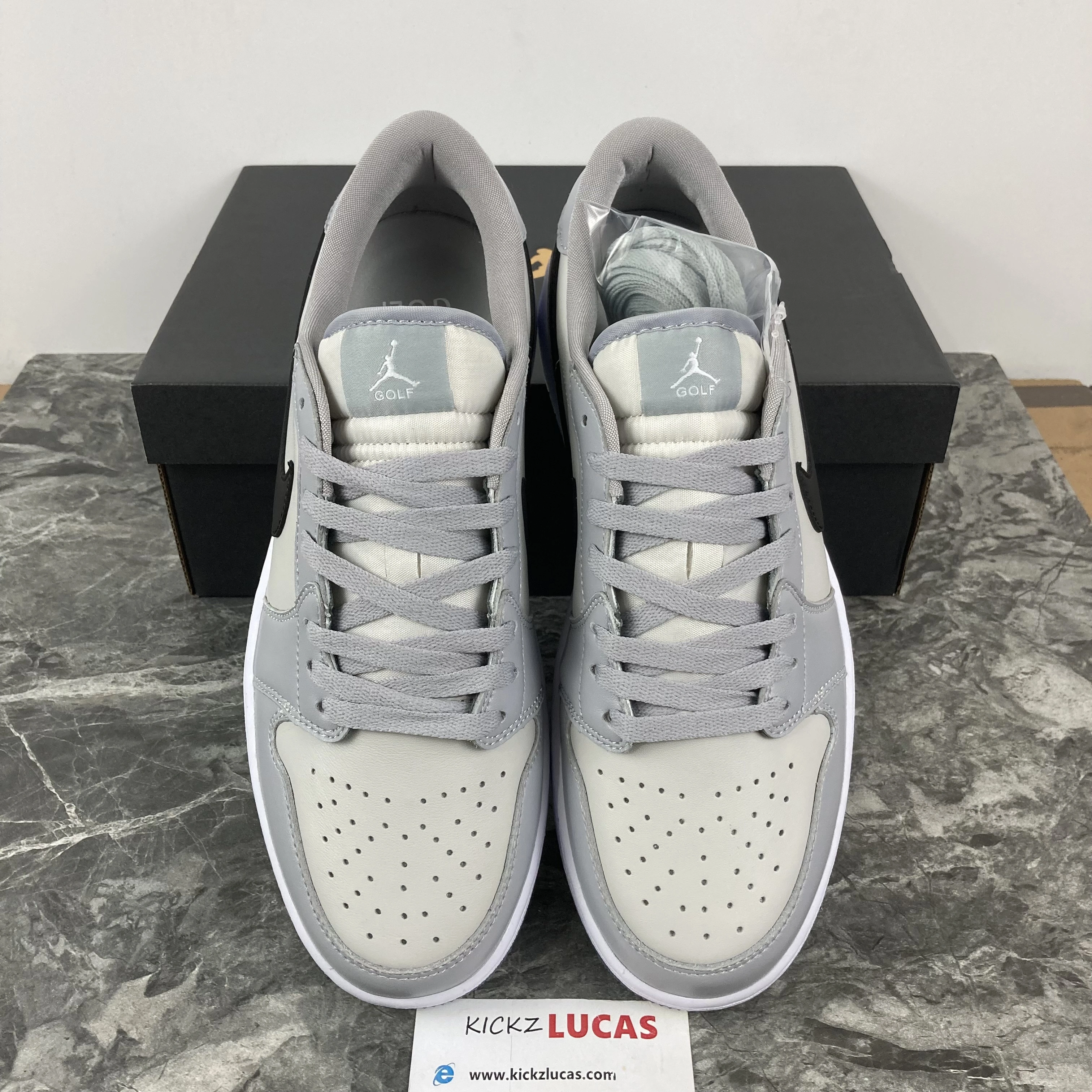 Unique Air Jordan 1 Retro Low Golf Wolf Grey DD9315- 1639