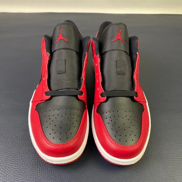 Lightweight Air Jordan 1 Retro Low Gym Red Black White 553558- 1728
