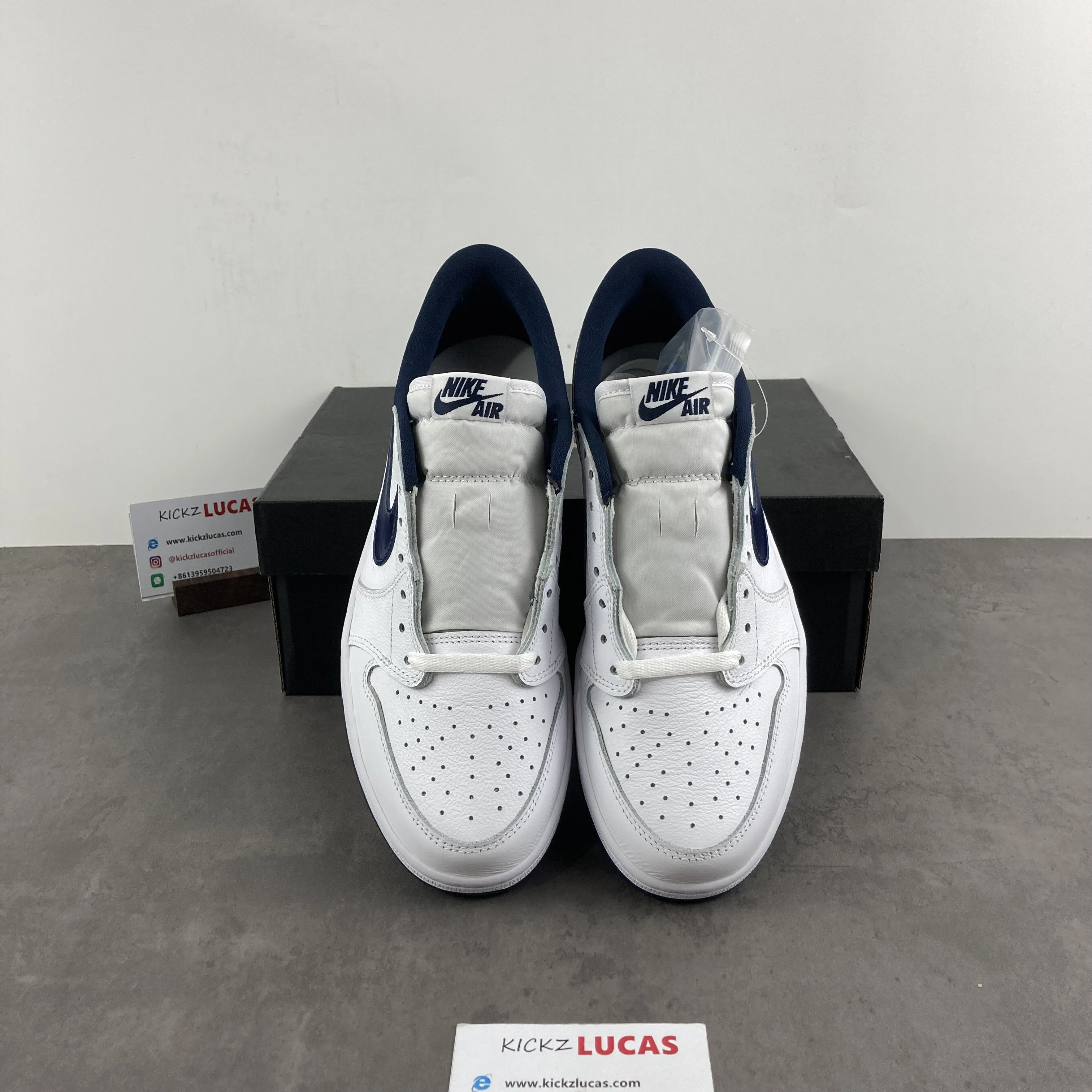 Air Jordan 1 Retro Low Metallic Blue 705329- Breathable 1521