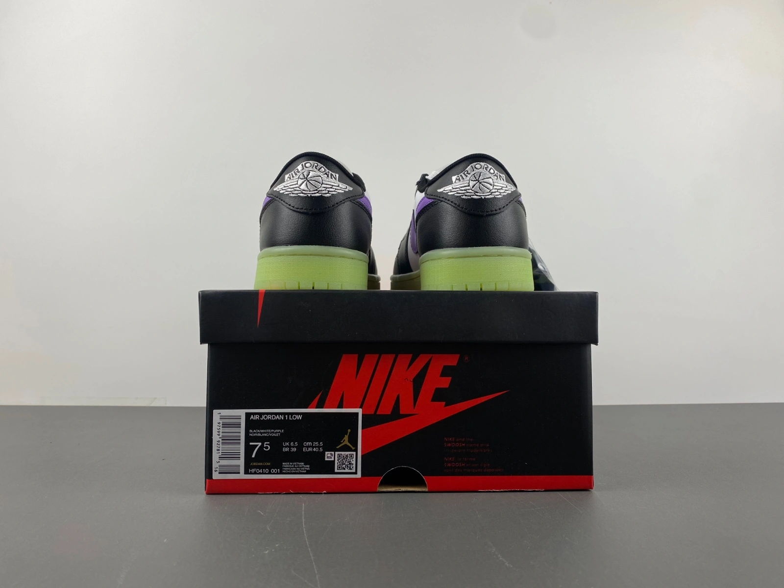 Air Jordan 1 Retro Low OG Black Raspberry HF0410- Trendsetting 1356