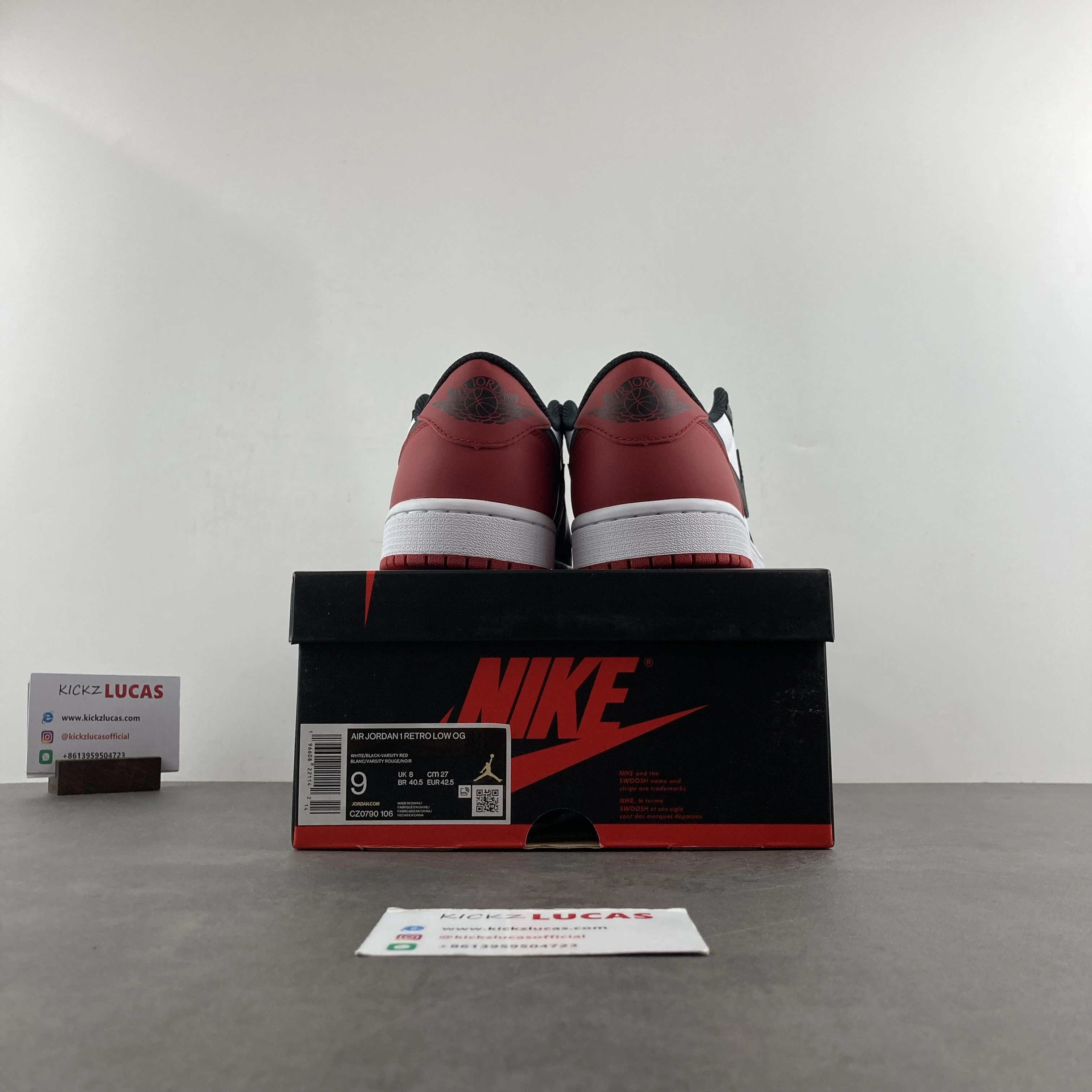 Air Jordan 1 Retro Low OG Black Toe CZ0790- Supportive 1546