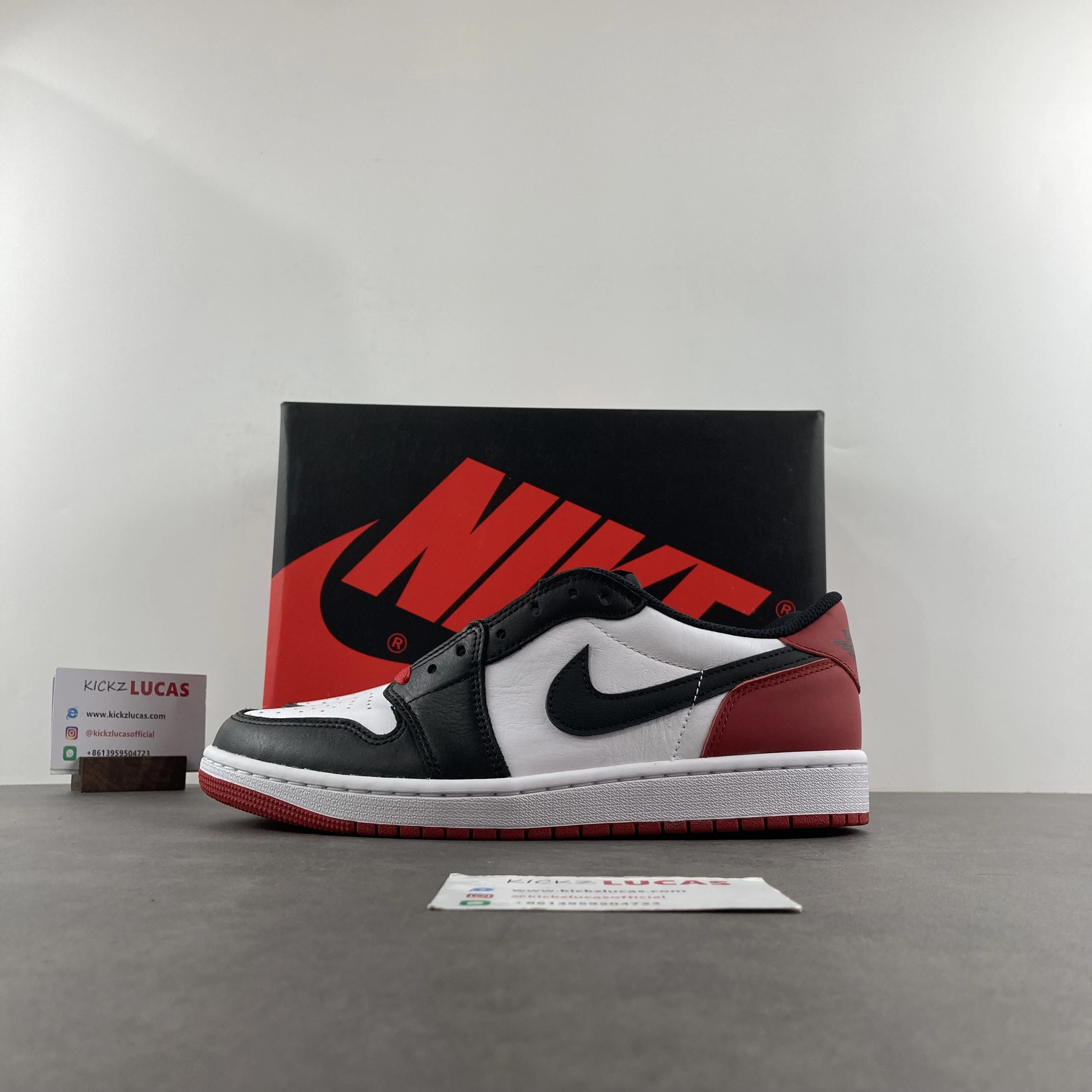 Air Jordan 1 Retro Low OG Black Toe CZ0790- Supportive 1546