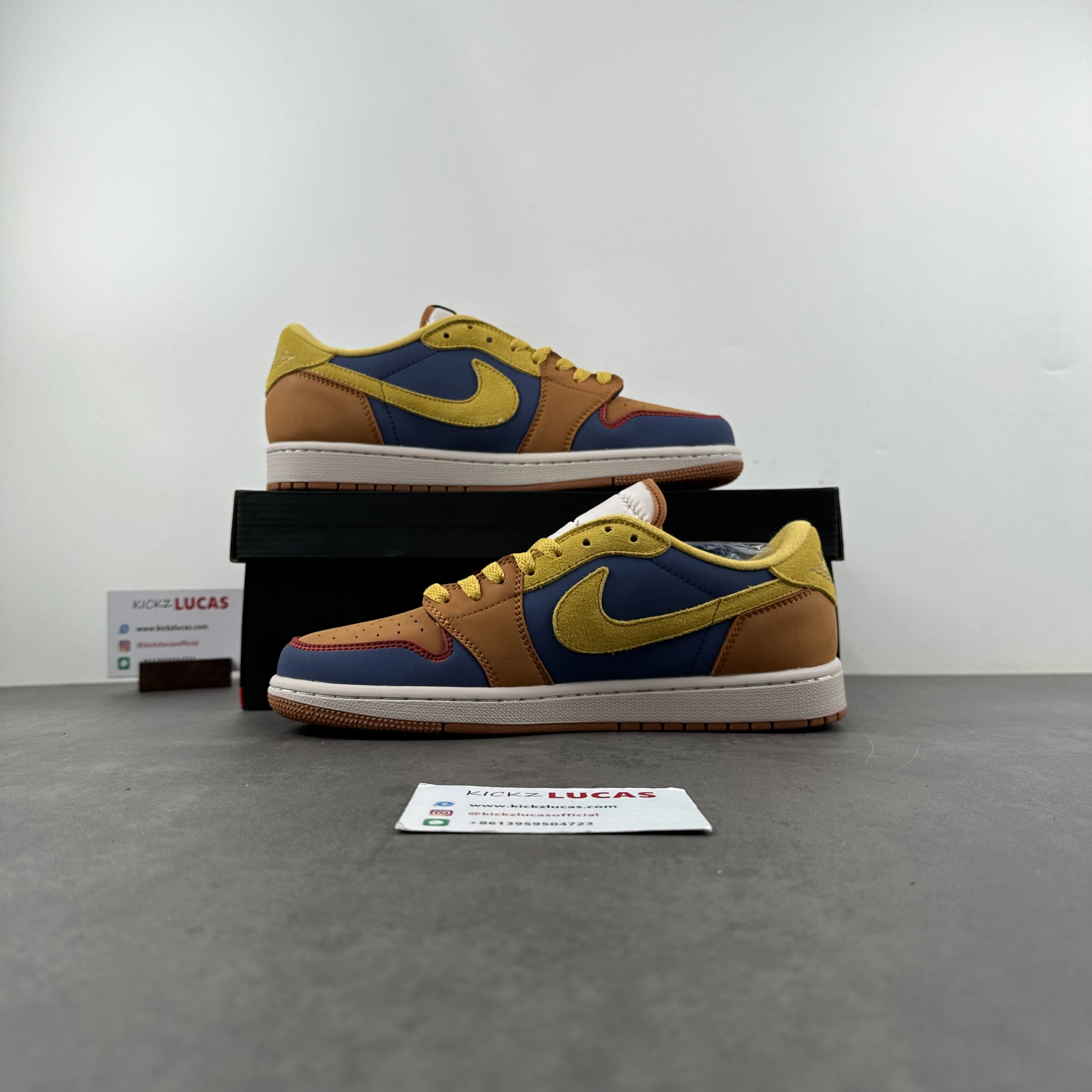 Air Jordan 1 Retro Low OG Custom Dragon Ball Goku DM7886- Tailored 1498
