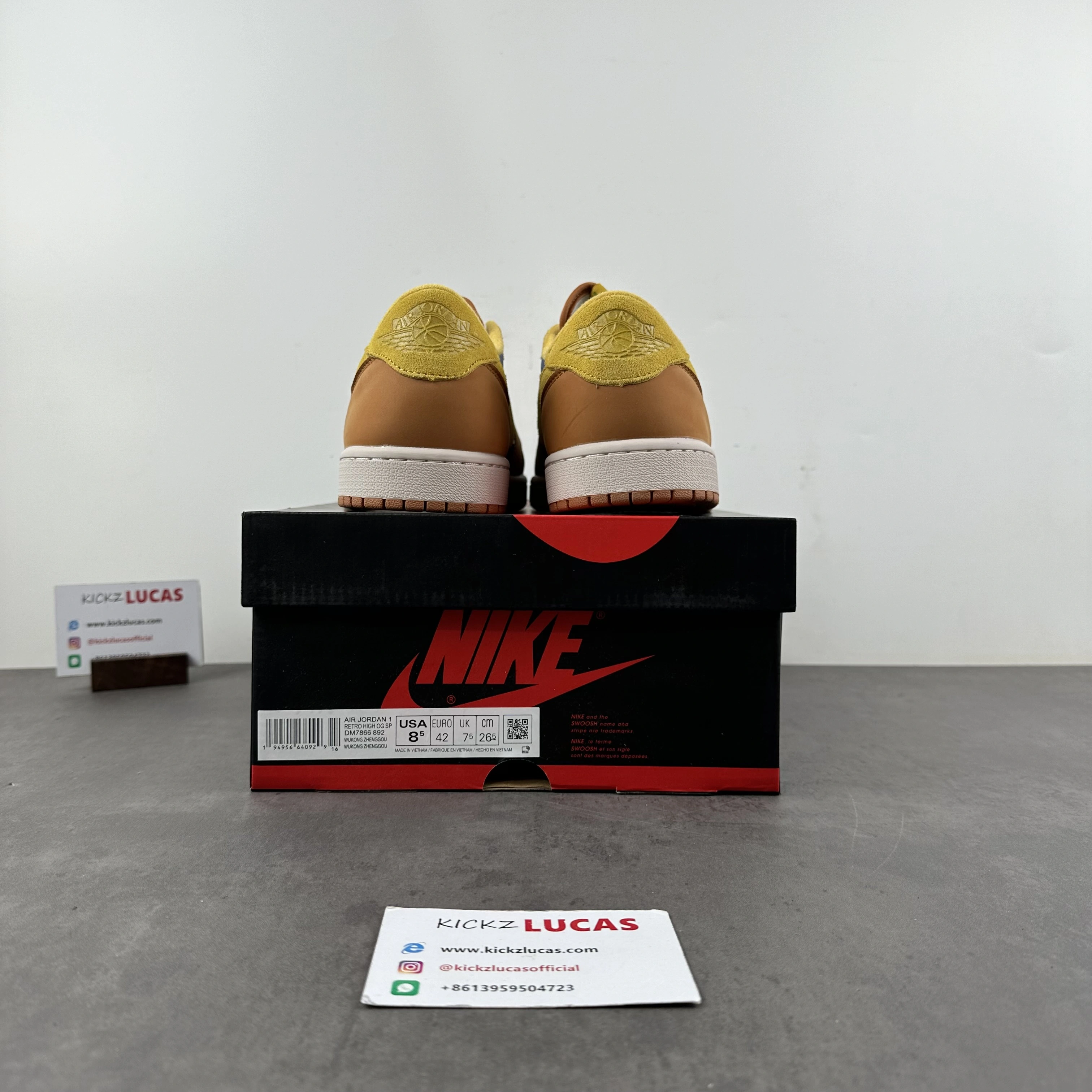 Air Jordan 1 Retro Low OG Custom Dragon Ball Goku DM7886- Tailored 1498