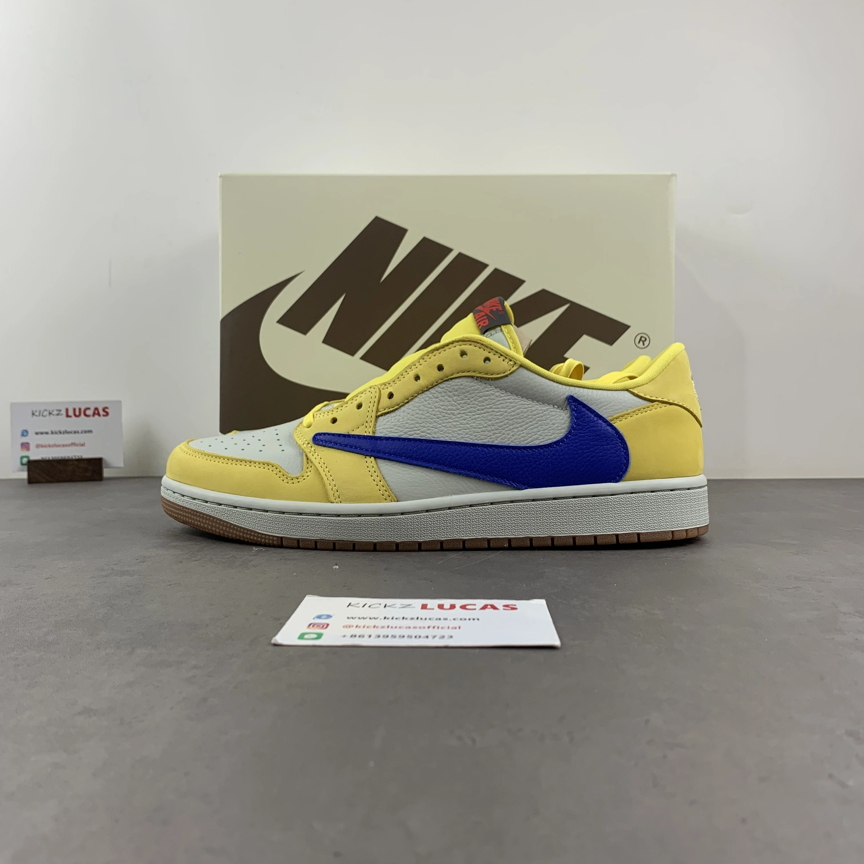 Air Jordan 1 Retro Low OG SP Travis Scott Canary DZ4137- Chic 1420