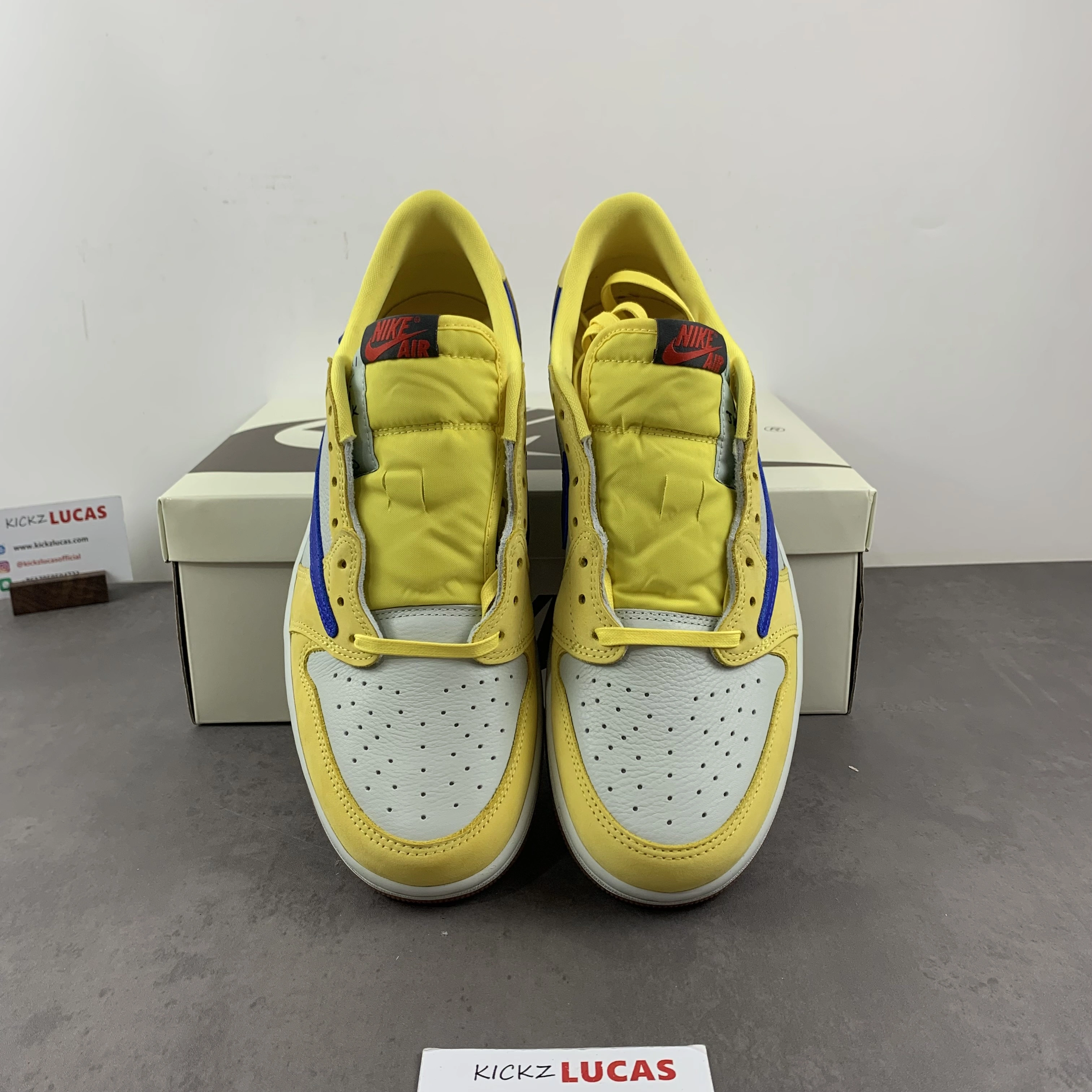 Air Jordan 1 Retro Low OG SP Travis Scott Canary DZ4137- Chic 1420