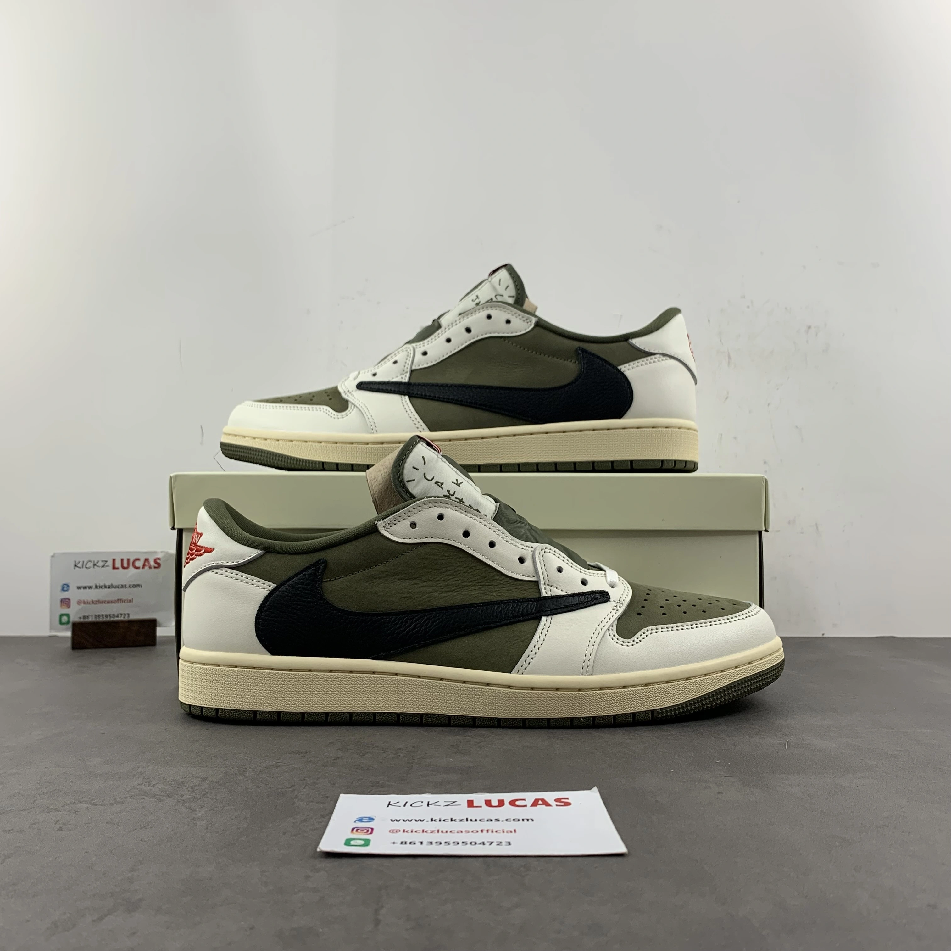 Air Jordan 1 Retro Low OG SP Travis Scott Medium Olive DM7866- Reliable 1403