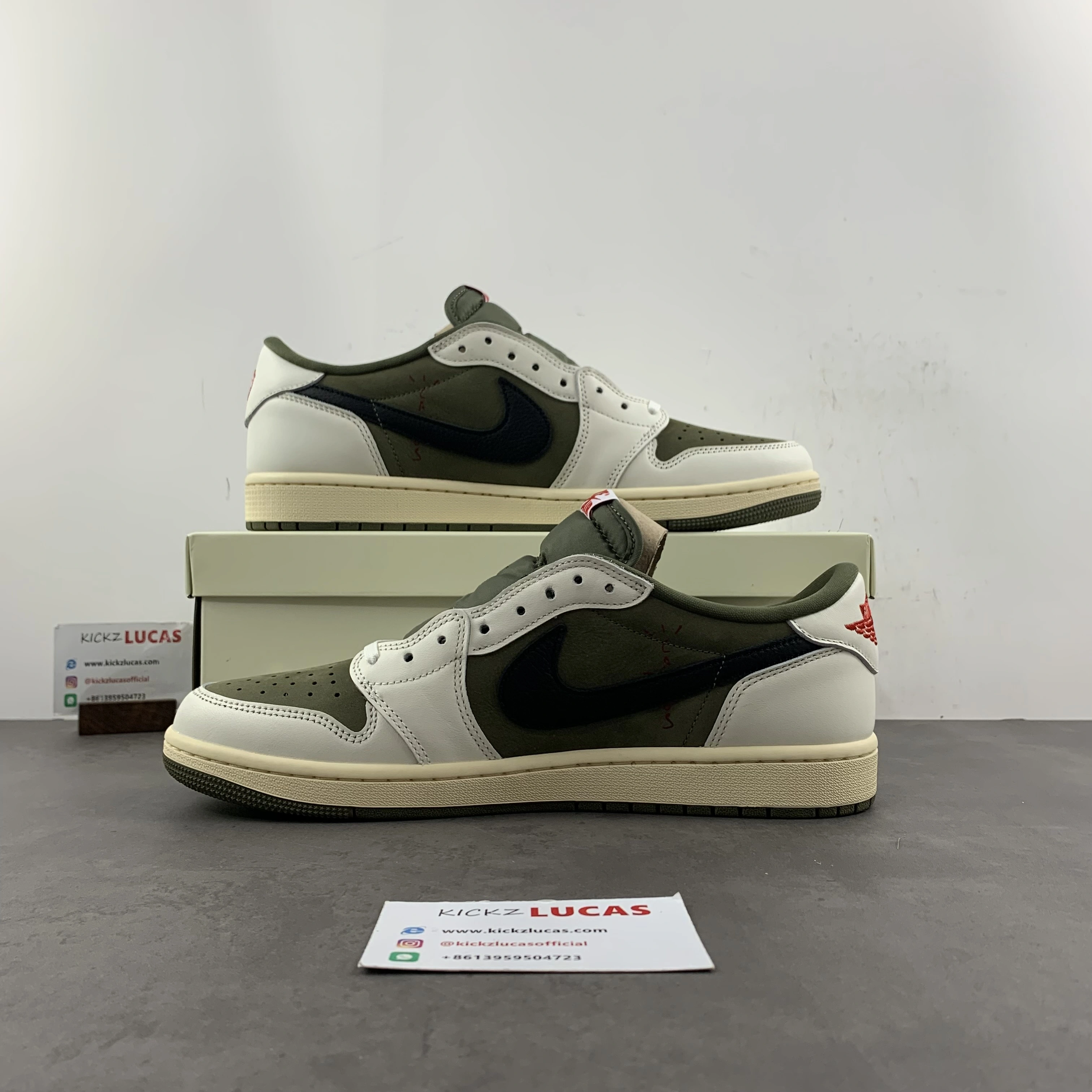 Air Jordan 1 Retro Low OG SP Travis Scott Medium Olive DM7866- Reliable 1403