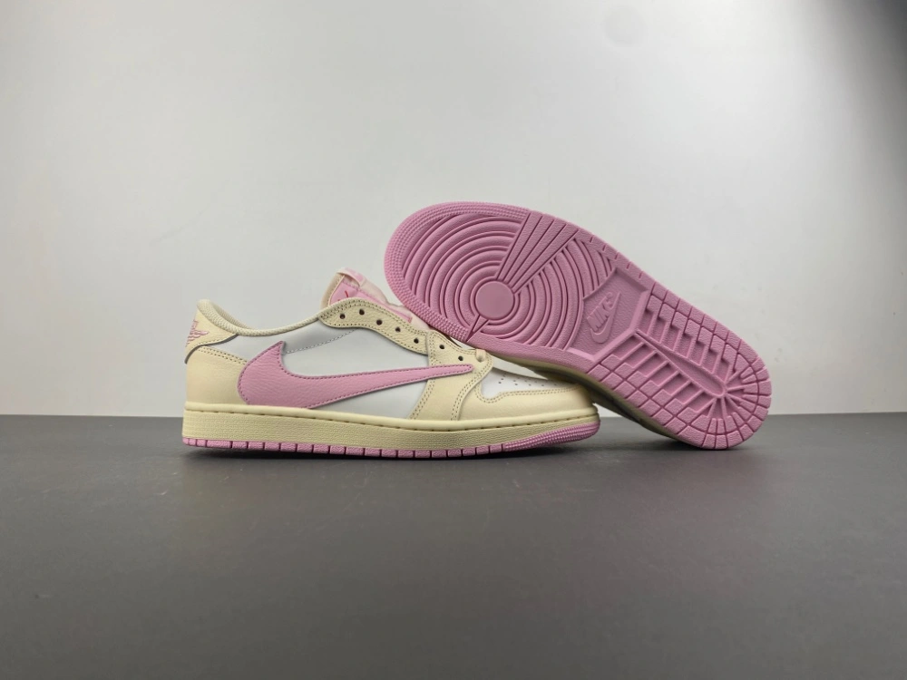 Air Jordan 1 Retro Low OG SP Travis Scott Shy Pink IQ7604- Popular 1320
