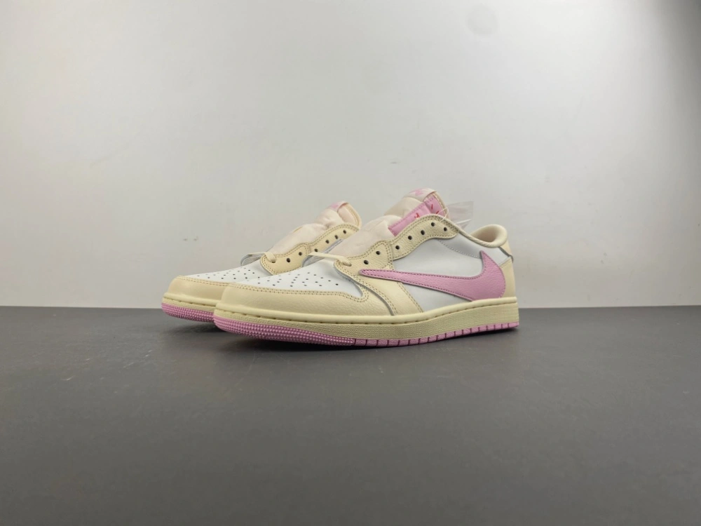 Air Jordan 1 Retro Low OG SP Travis Scott Shy Pink IQ7604- Popular 1320