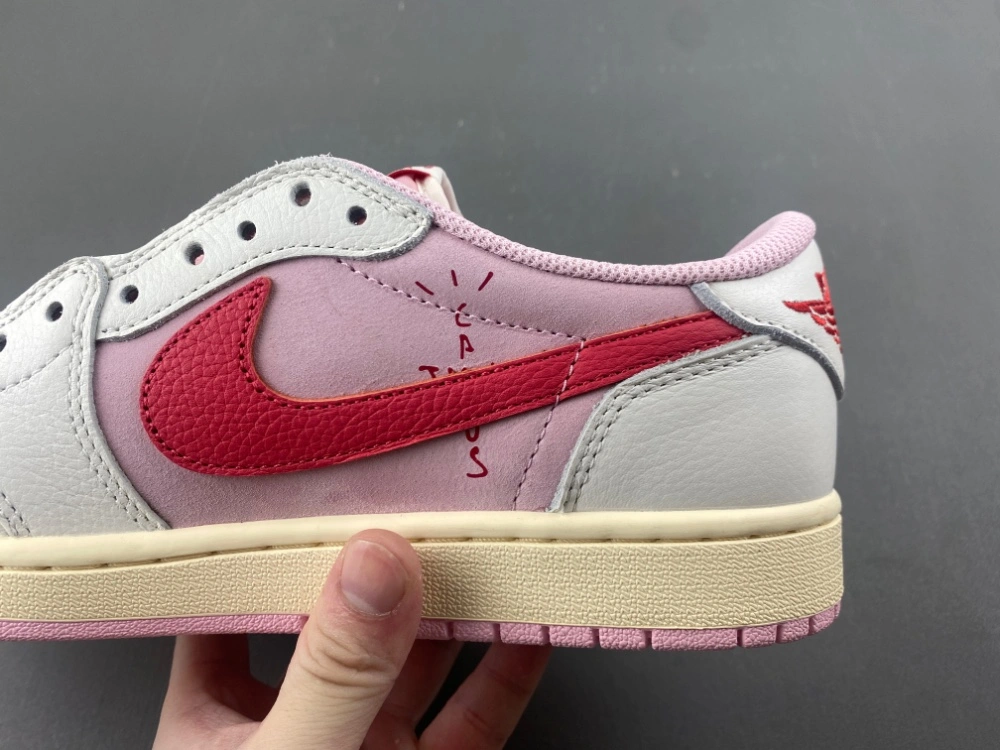Durable Air Jordan 1 Retro Low OG SP Travis Scott Shy Pink IQ7604- 1323