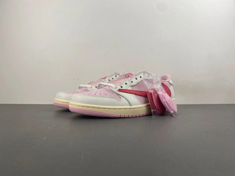 Durable Air Jordan 1 Retro Low OG SP Travis Scott Shy Pink IQ7604- 1323