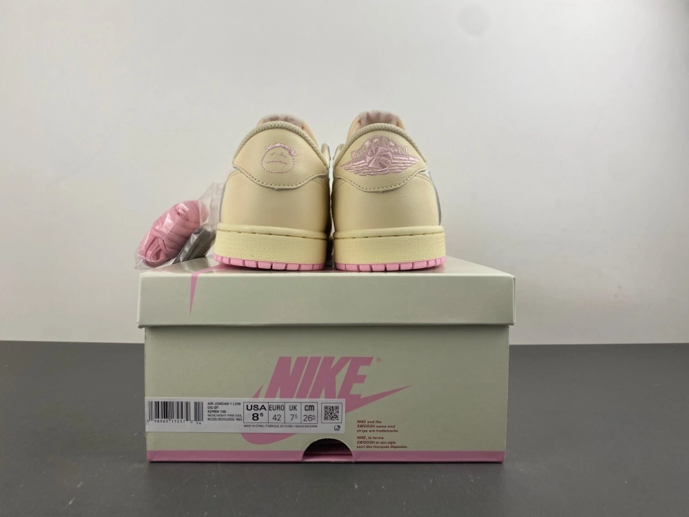 Air Jordan 1 Retro Low OG SP Travis Scott Shy Pink IQ7604- Popular 1320