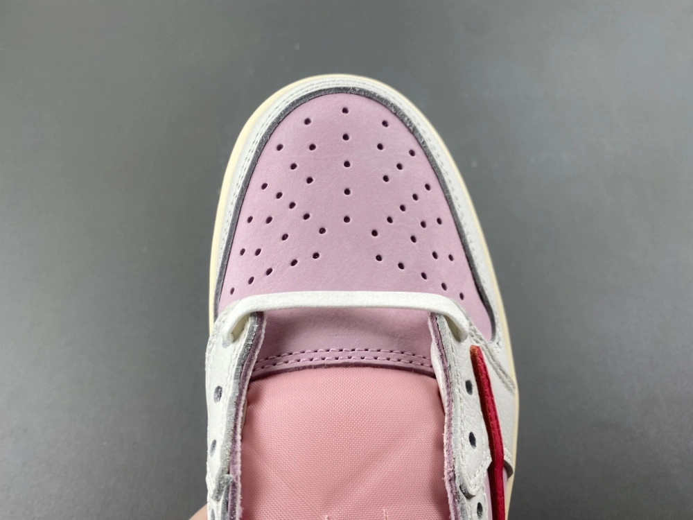 Durable Air Jordan 1 Retro Low OG SP Travis Scott Shy Pink IQ7604- 1323